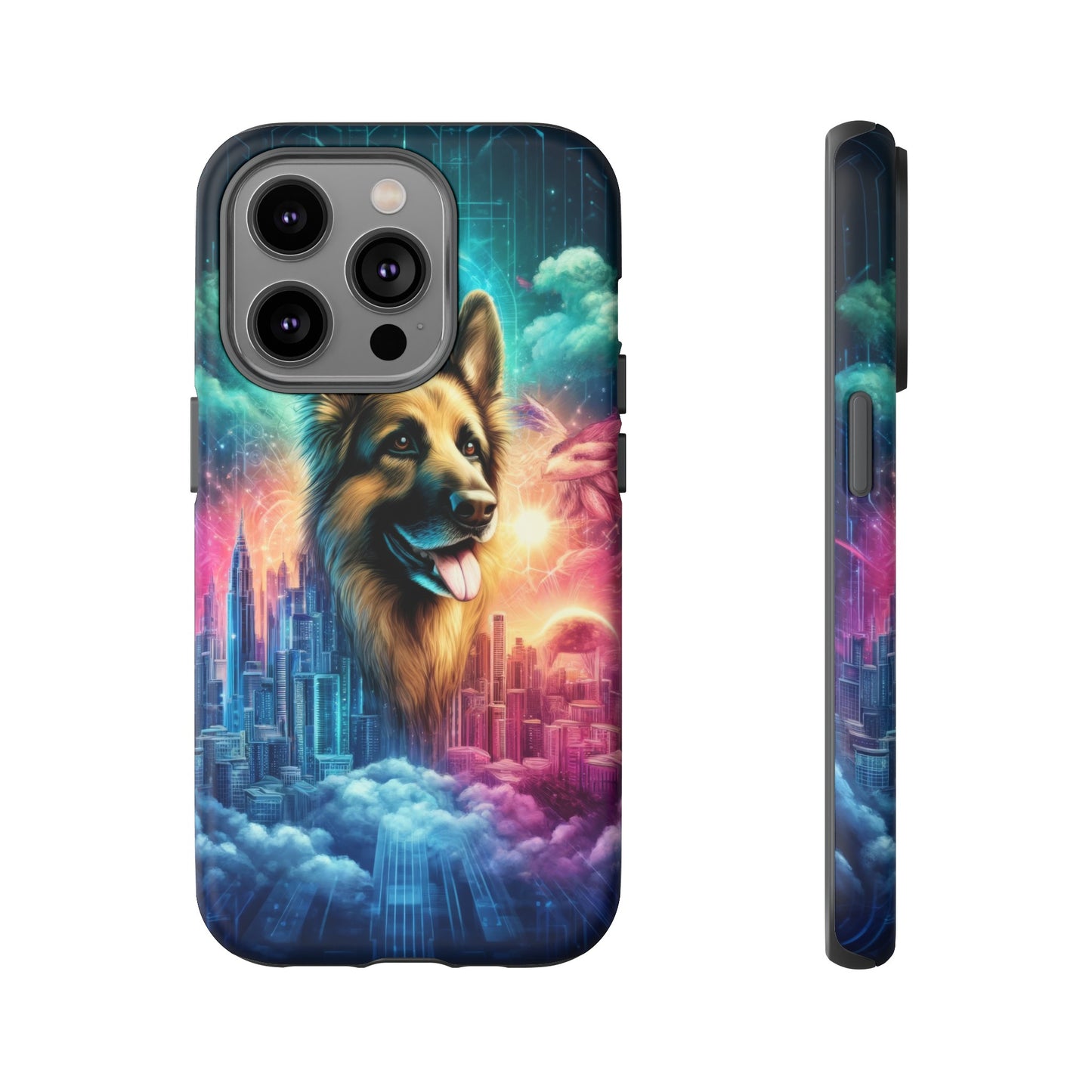 Dreamy fantasy German Shepherd Phone Case