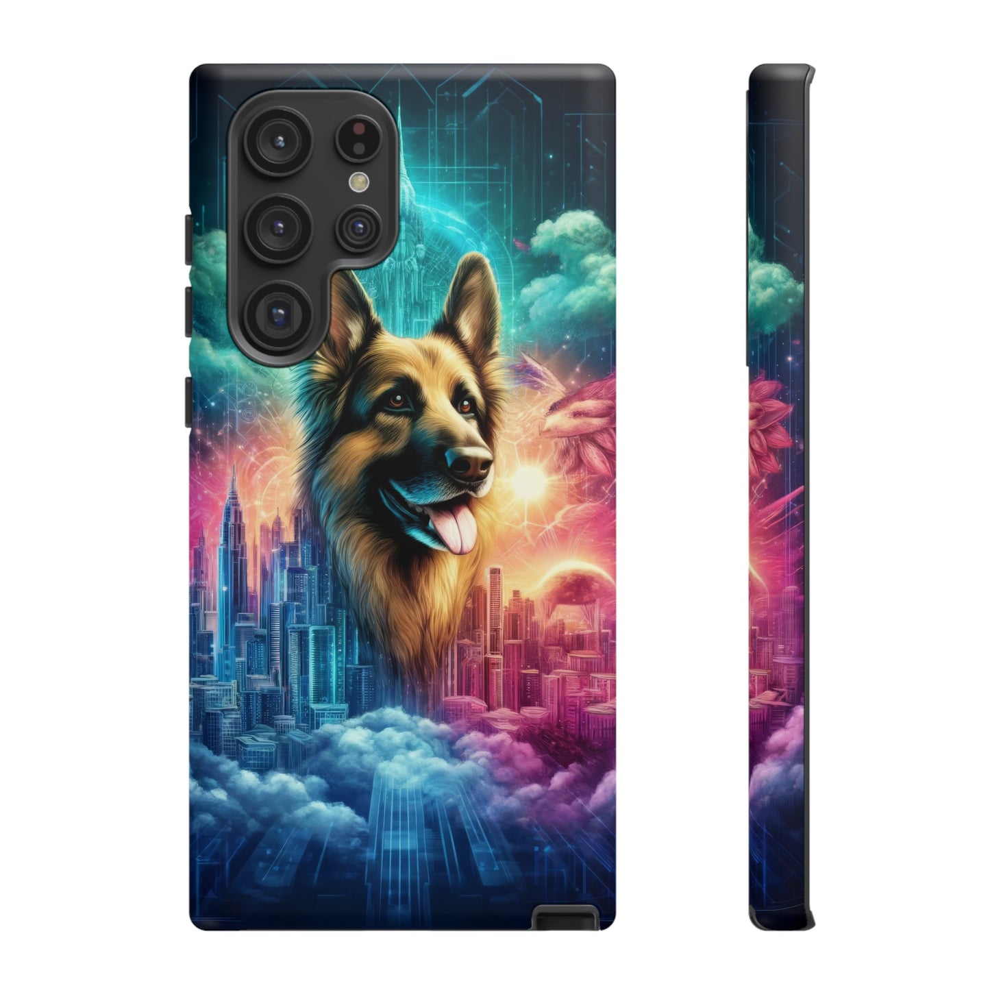 Dreamy fantasy German Shepherd Phone Case