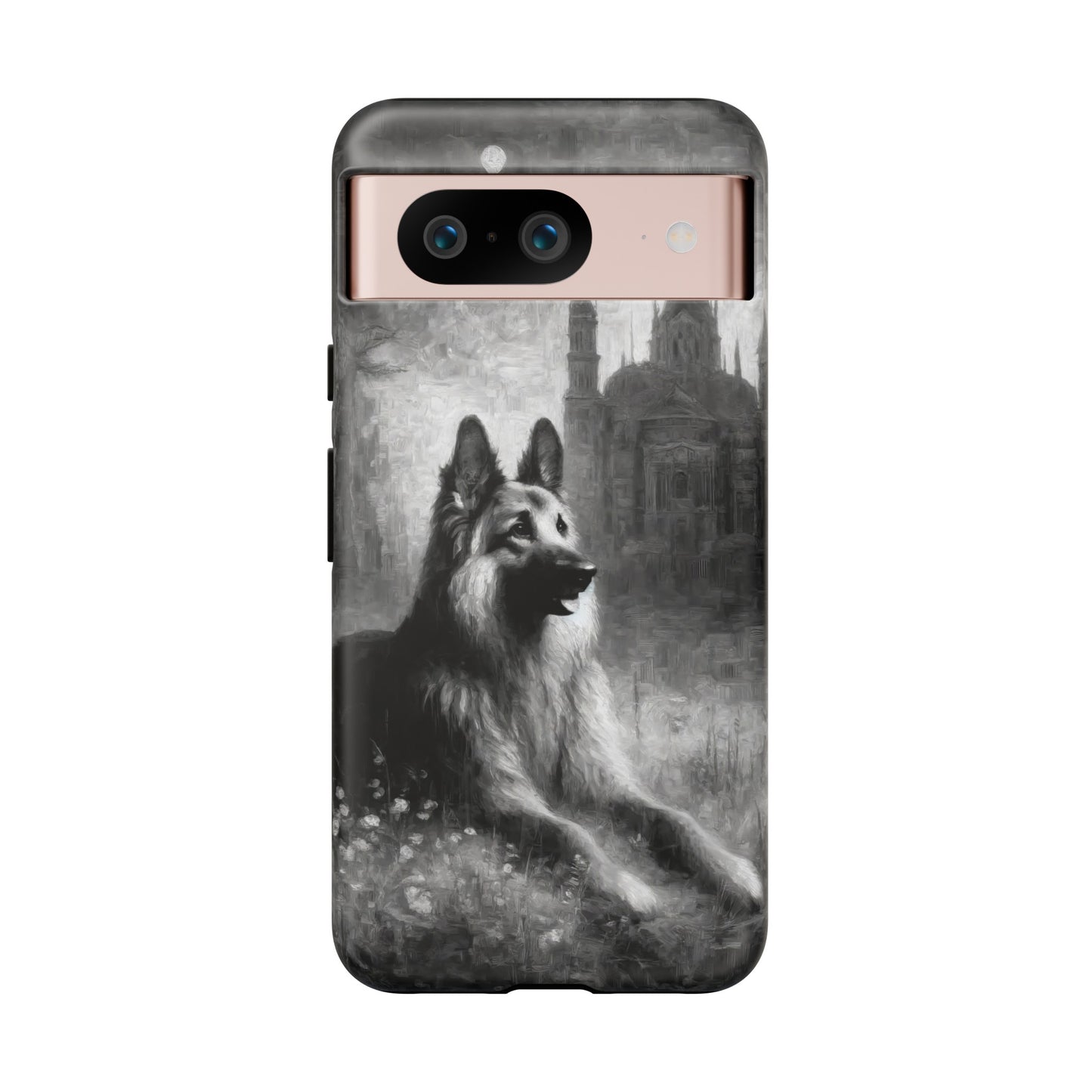 Neo-impressionism German Shepherd Phone Case