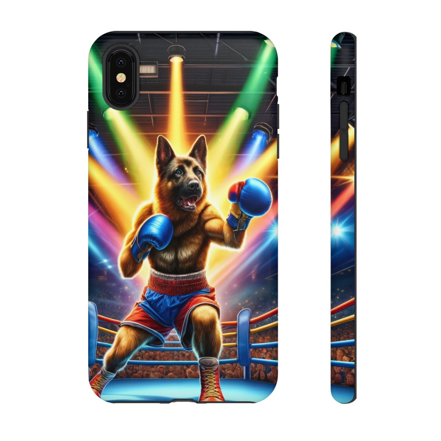 German Shepherd Boxing Phone Case