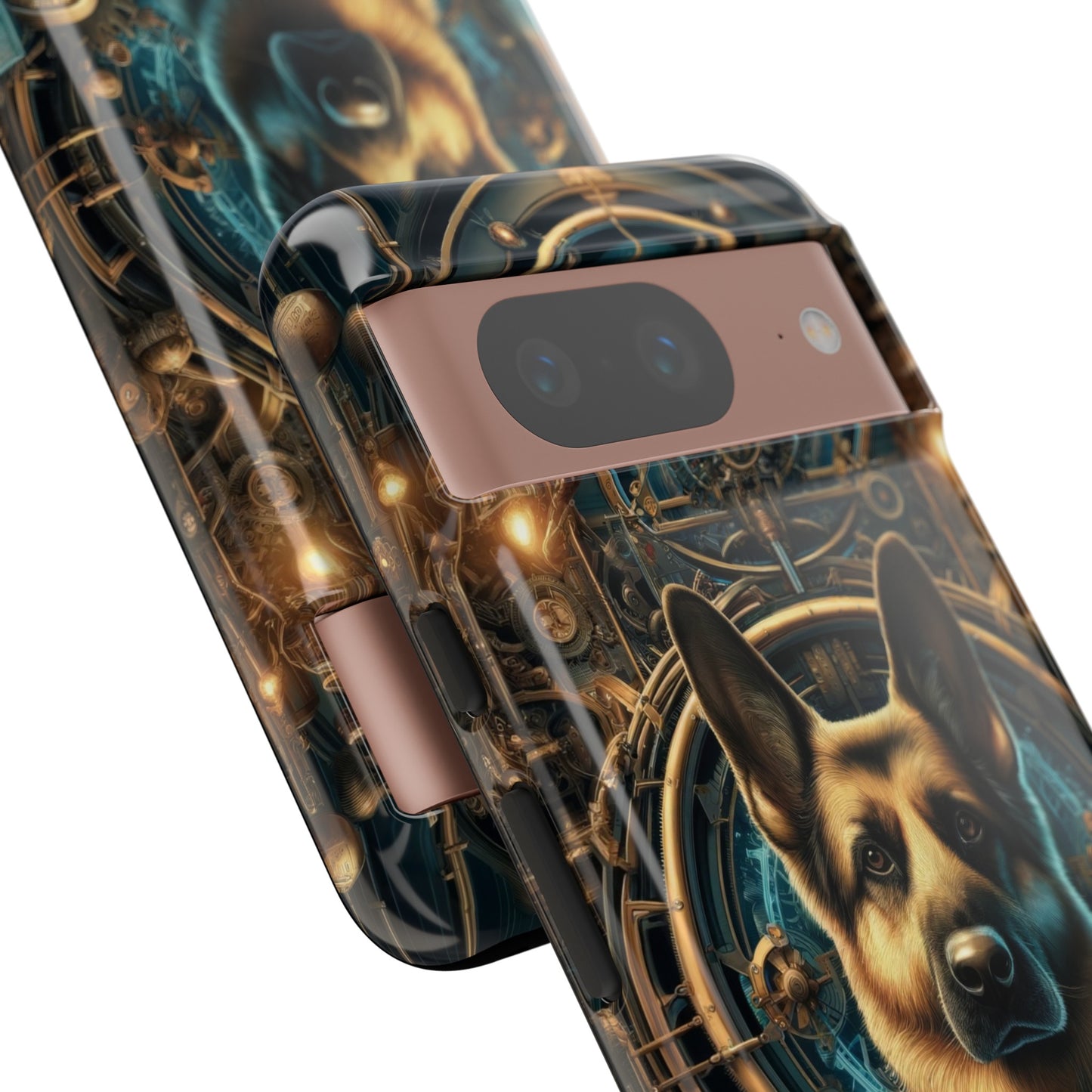 Steampunk Fantasy V2 German Shepherd Phone Case