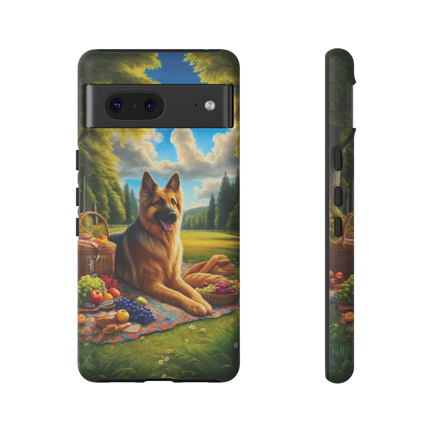 German Shepherd Giving a Speech Phone Case