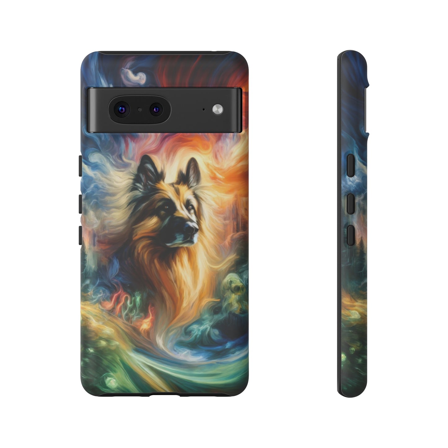 Expressionism and fantasy German Shepherd Phone Case