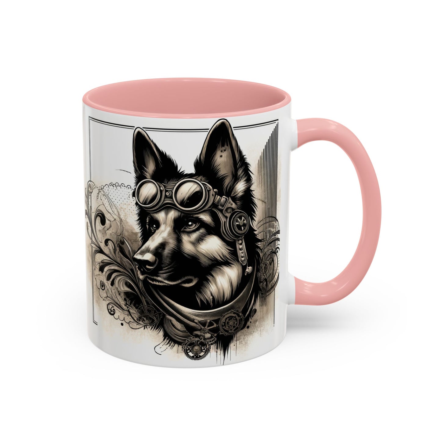 Steampunk German Shepherd Coffee Mug