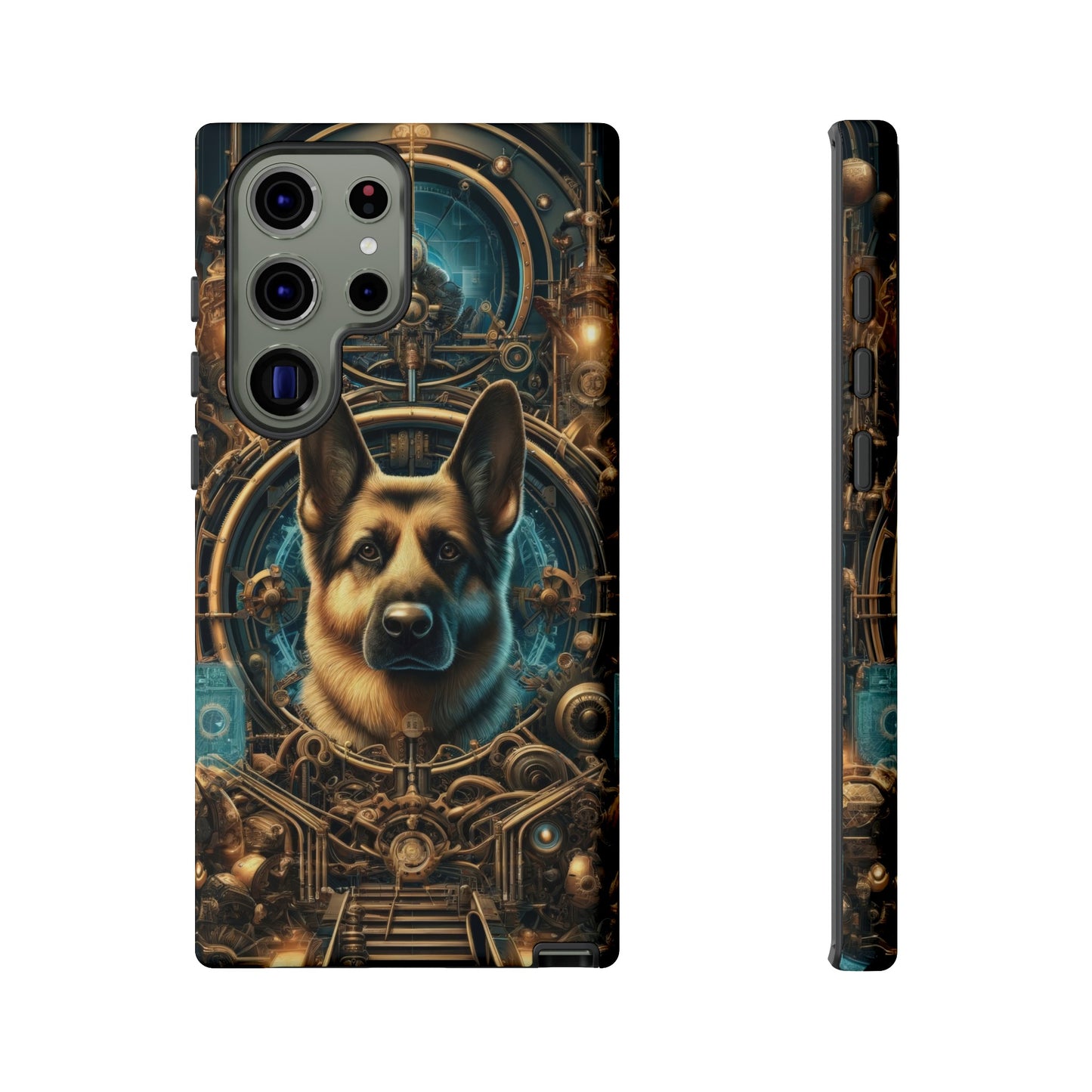 Steampunk Fantasy V2 German Shepherd Phone Case