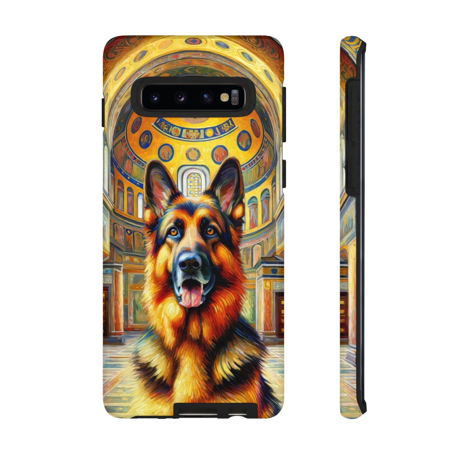 Neo-impressionist German Shepherd Phone Case