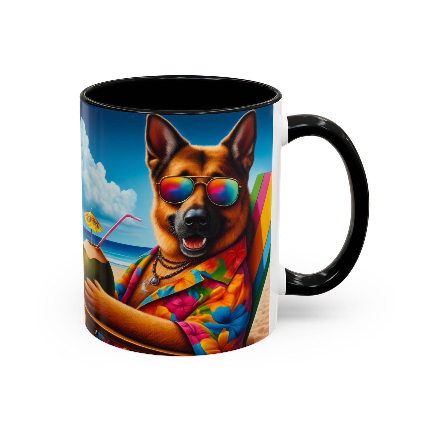 German Shepherd Vacation Coffee Mug