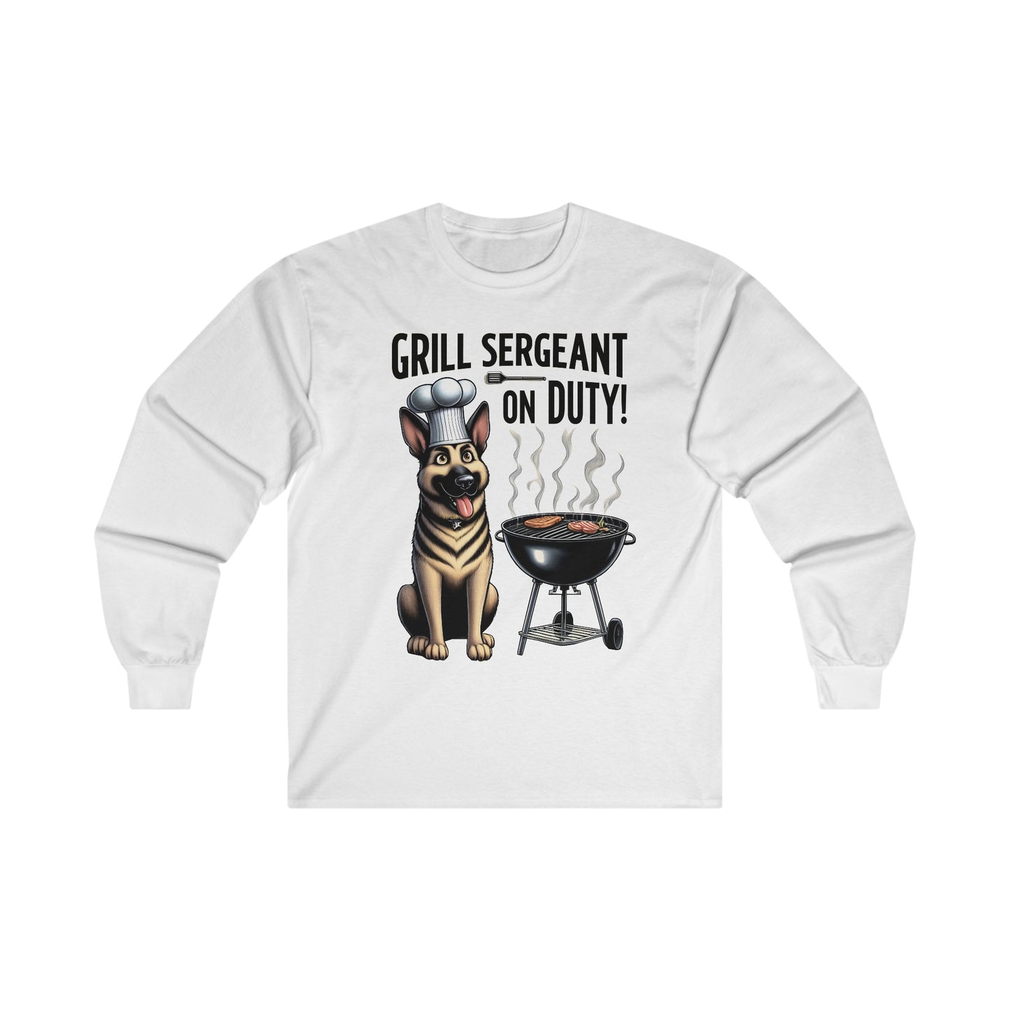 Grill Sergant Long Sleeve Shirt (20 colors) (German Shepherd)