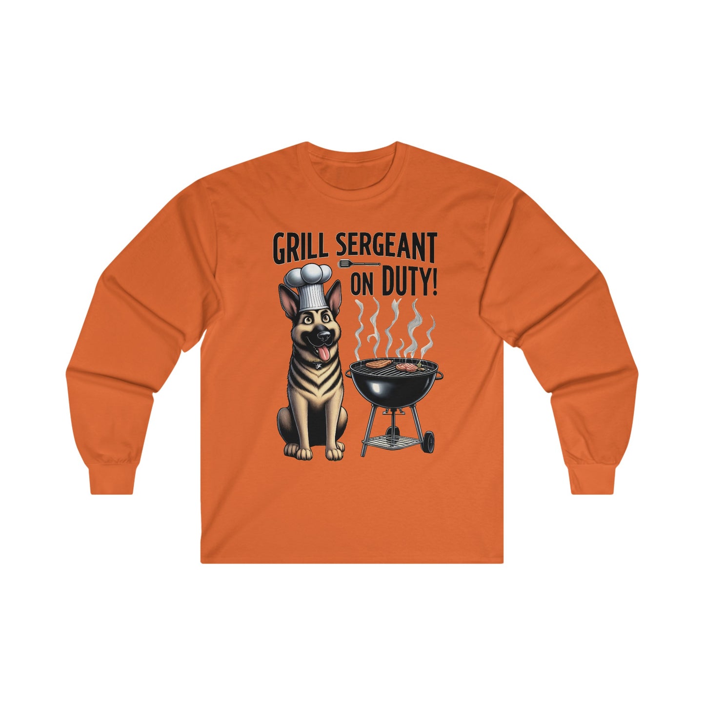 Grill Sergant Long Sleeve Shirt (20 colors) (German Shepherd)