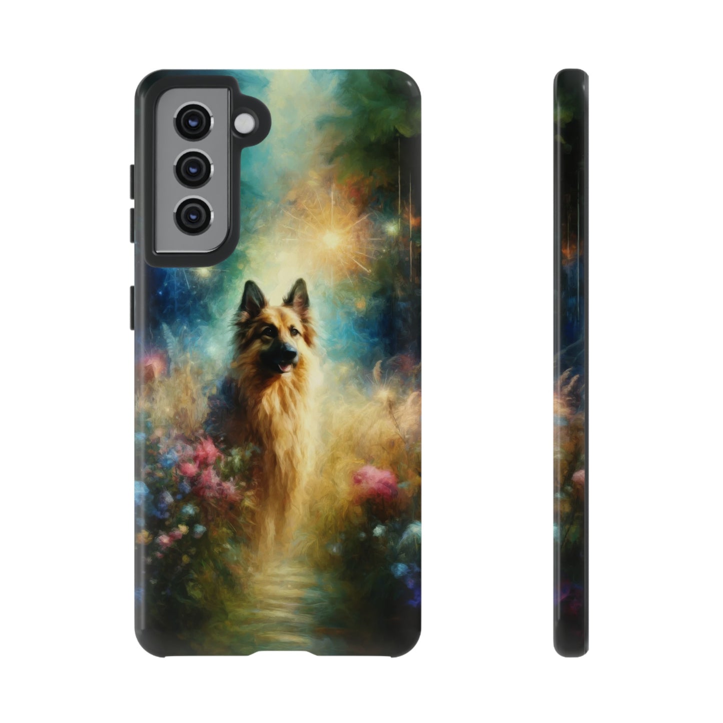 Fairy tale and impressionism German Shepherd Phone Case