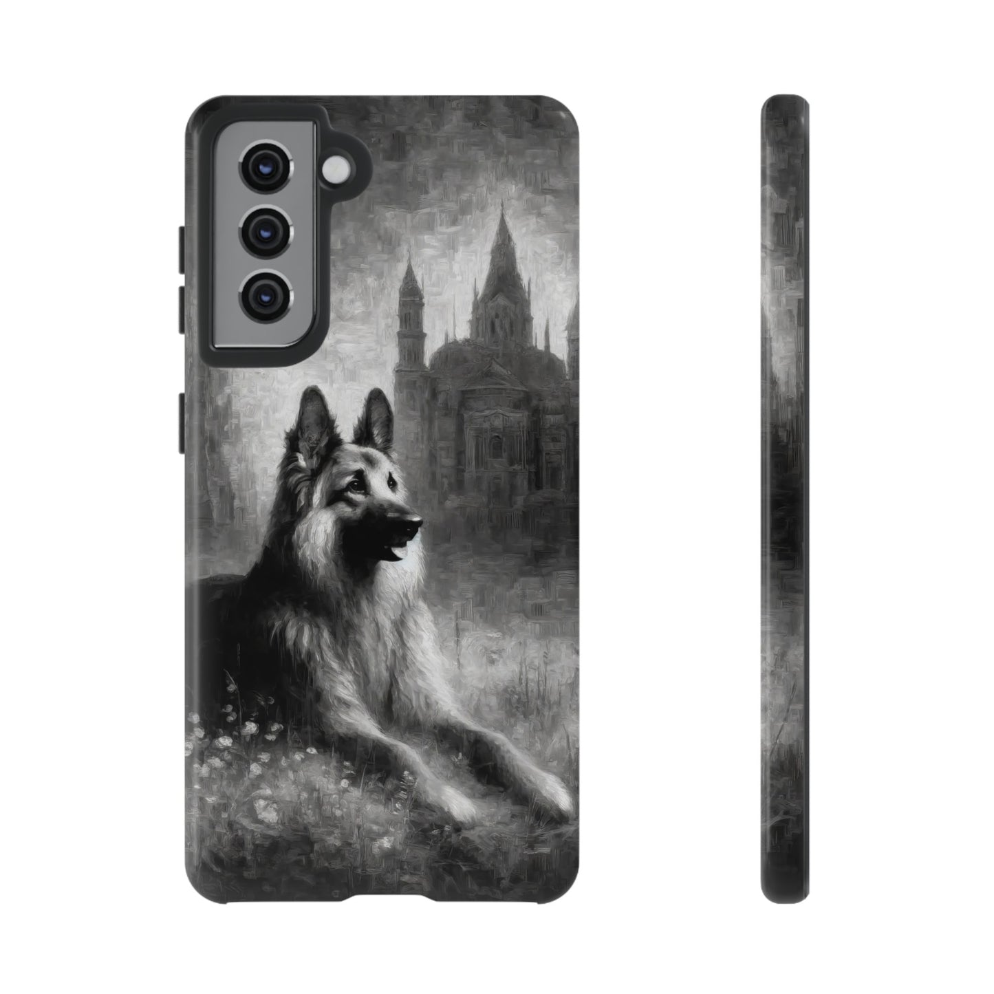 Neo-impressionism German Shepherd Phone Case