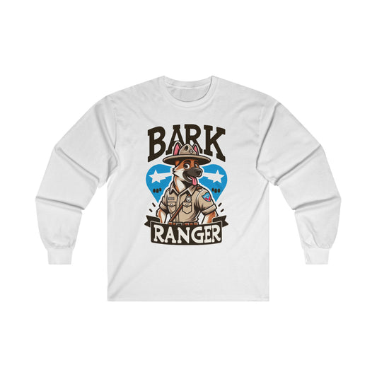 Bark Ranger On Duty Long Sleeve Shirt (20 colors) (German Shepherd)