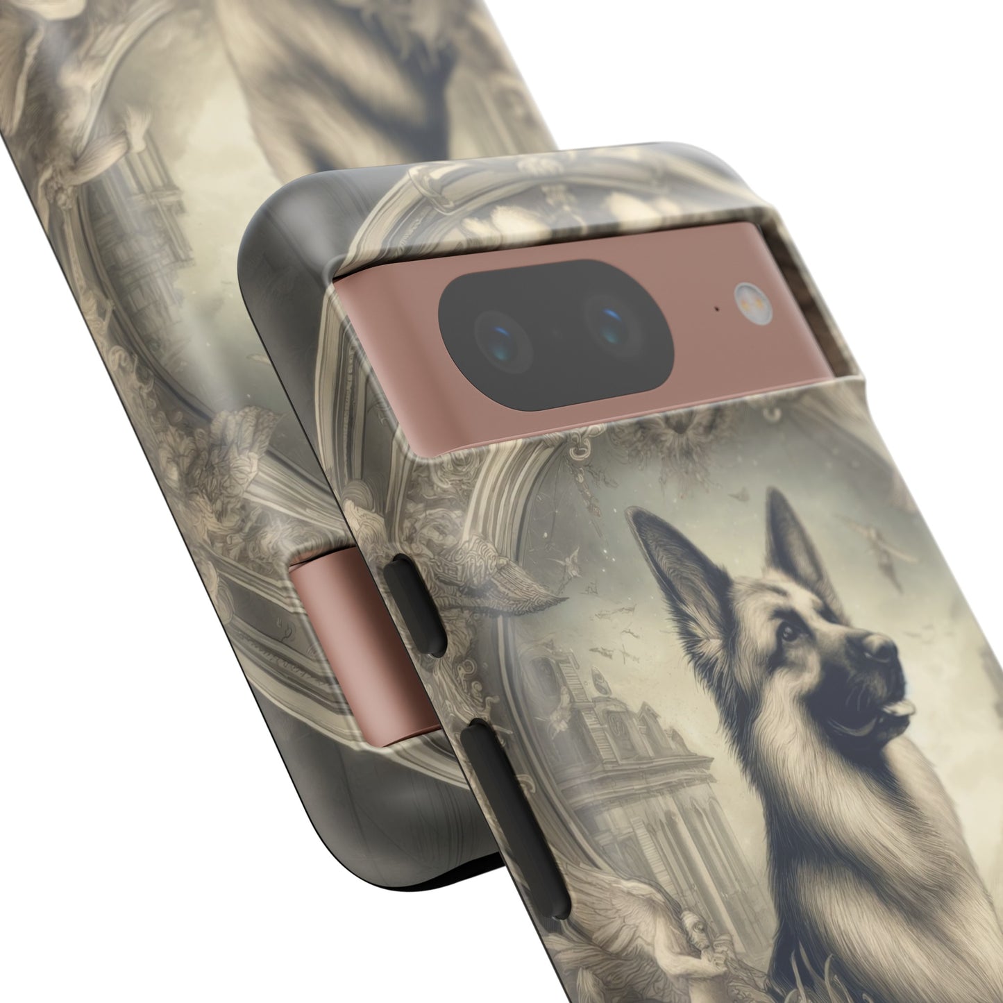 Dreamy fantasy and rococo German Shepherd Phone Case