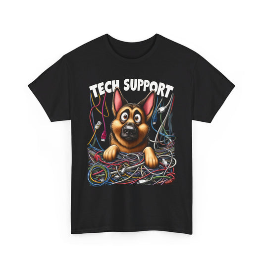 Tech Support T-Shirt (13 colors) (German Shepherd)