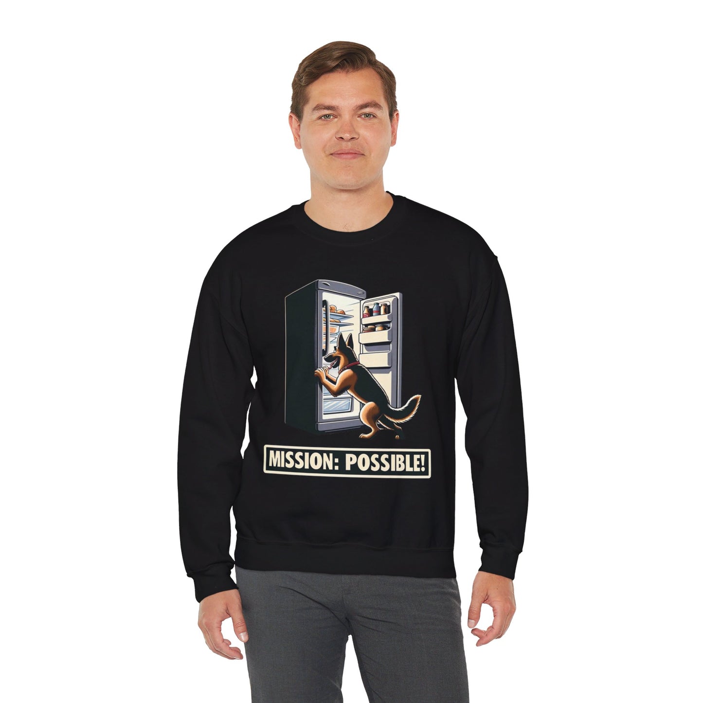 Mission Possible Sweatshirt (10 colors) (German Shepherd)