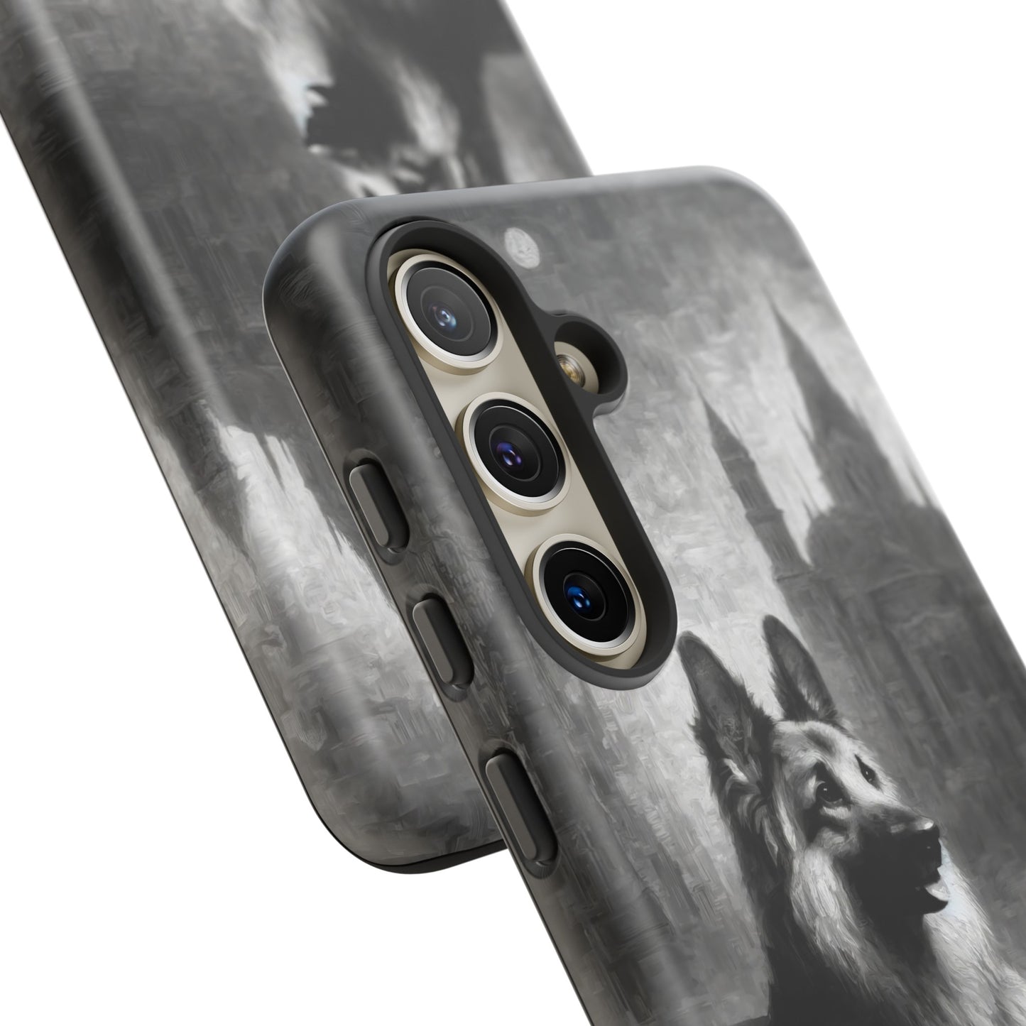 Neo-impressionism German Shepherd Phone Case