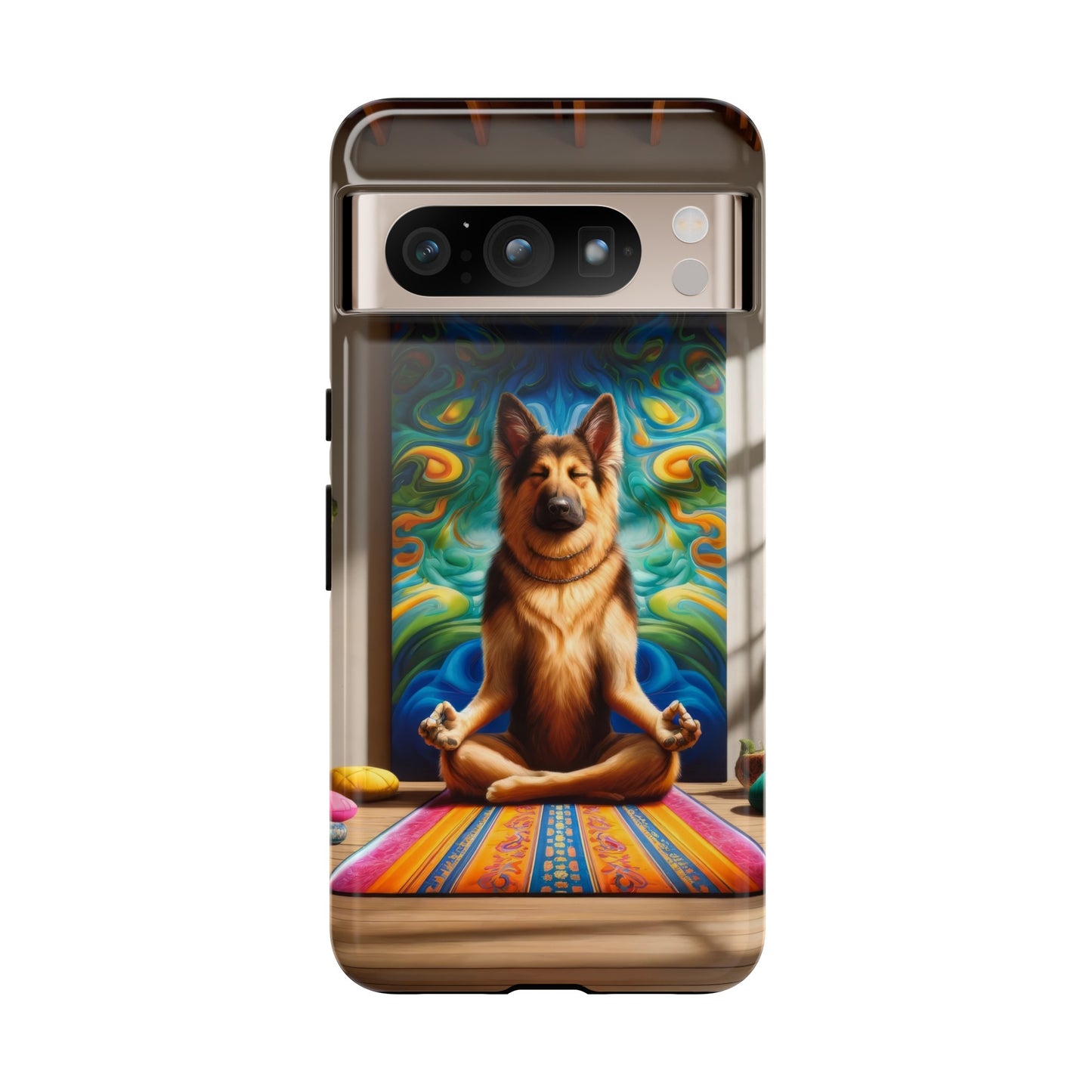 German Shepherd Meditating Phone Case