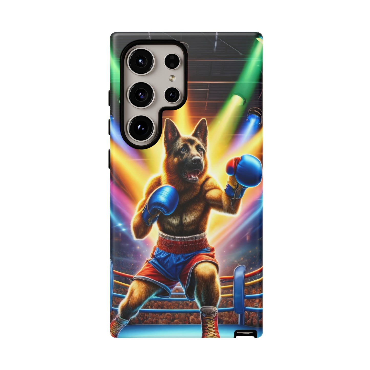 German Shepherd Boxing Phone Case