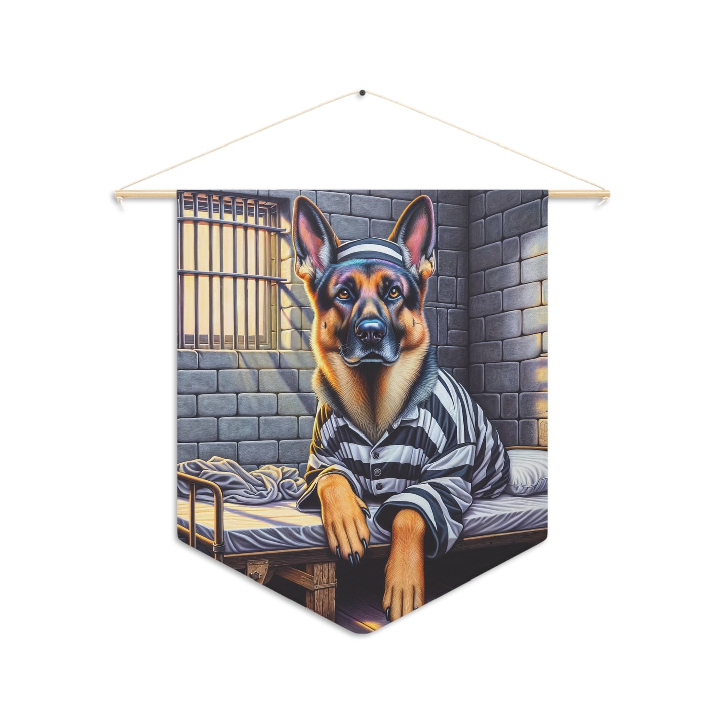 German Shepherd as a prisoner Pennant