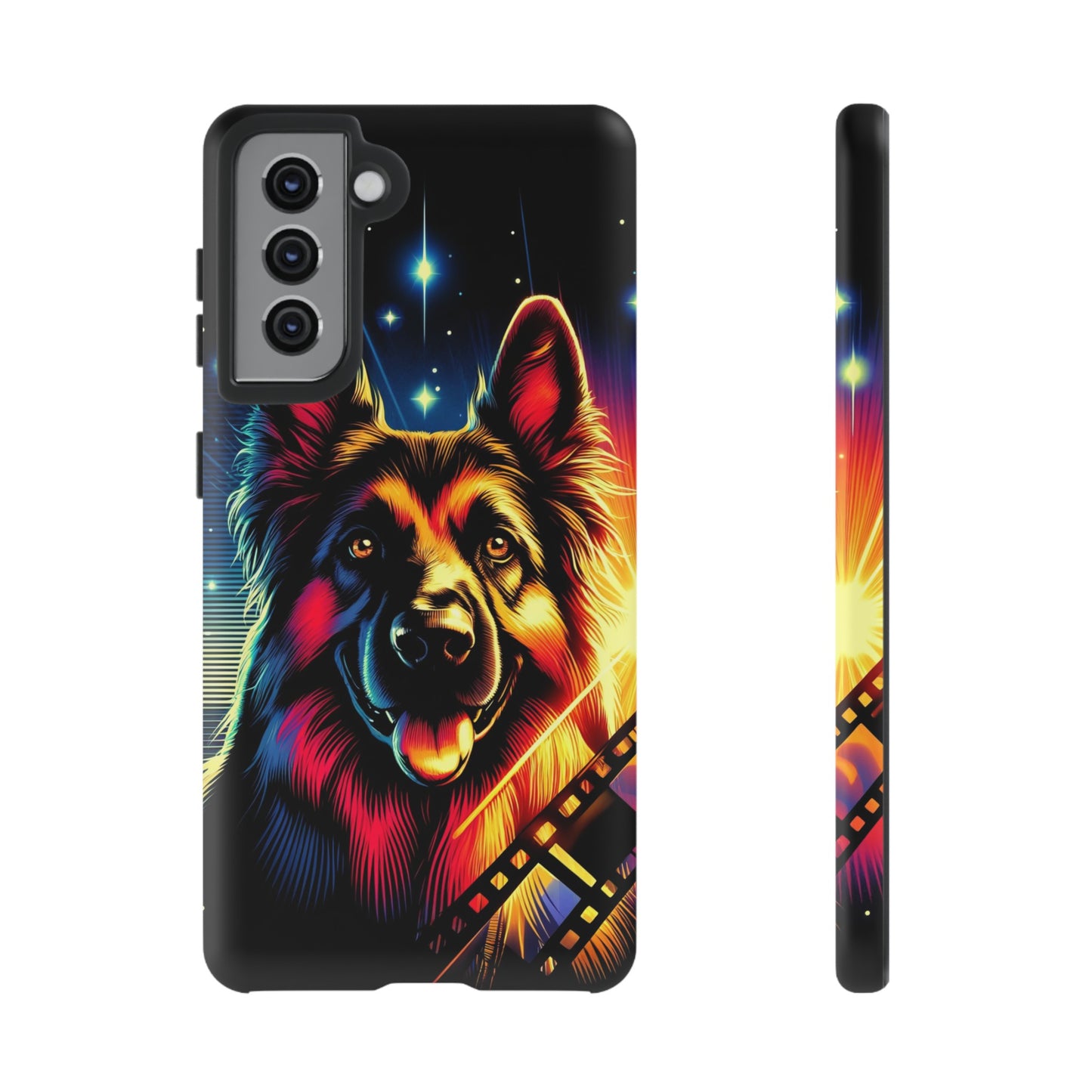 Comic book style German Shepherd Phone Case