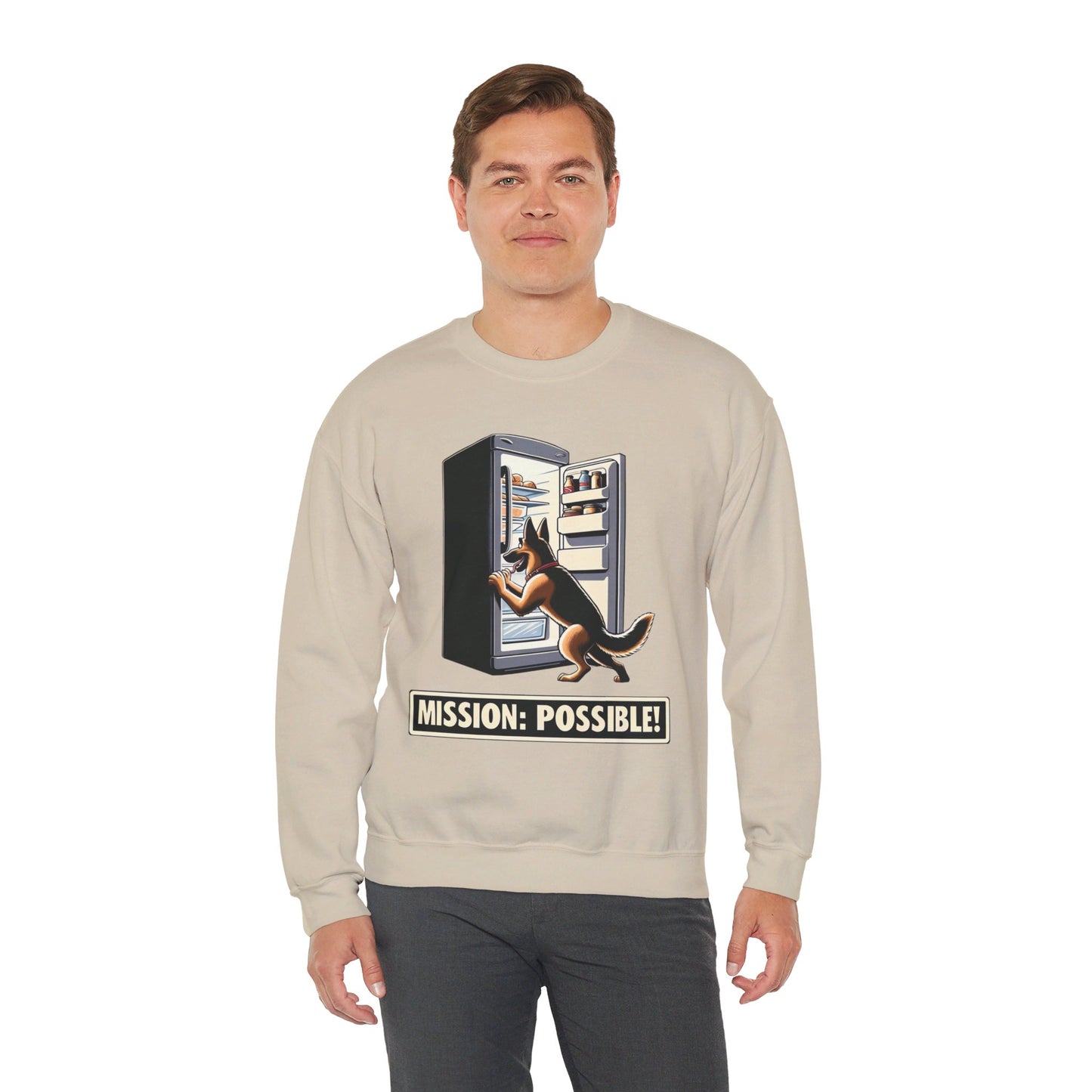 Mission Possible Sweatshirt (10 colors) (German Shepherd)