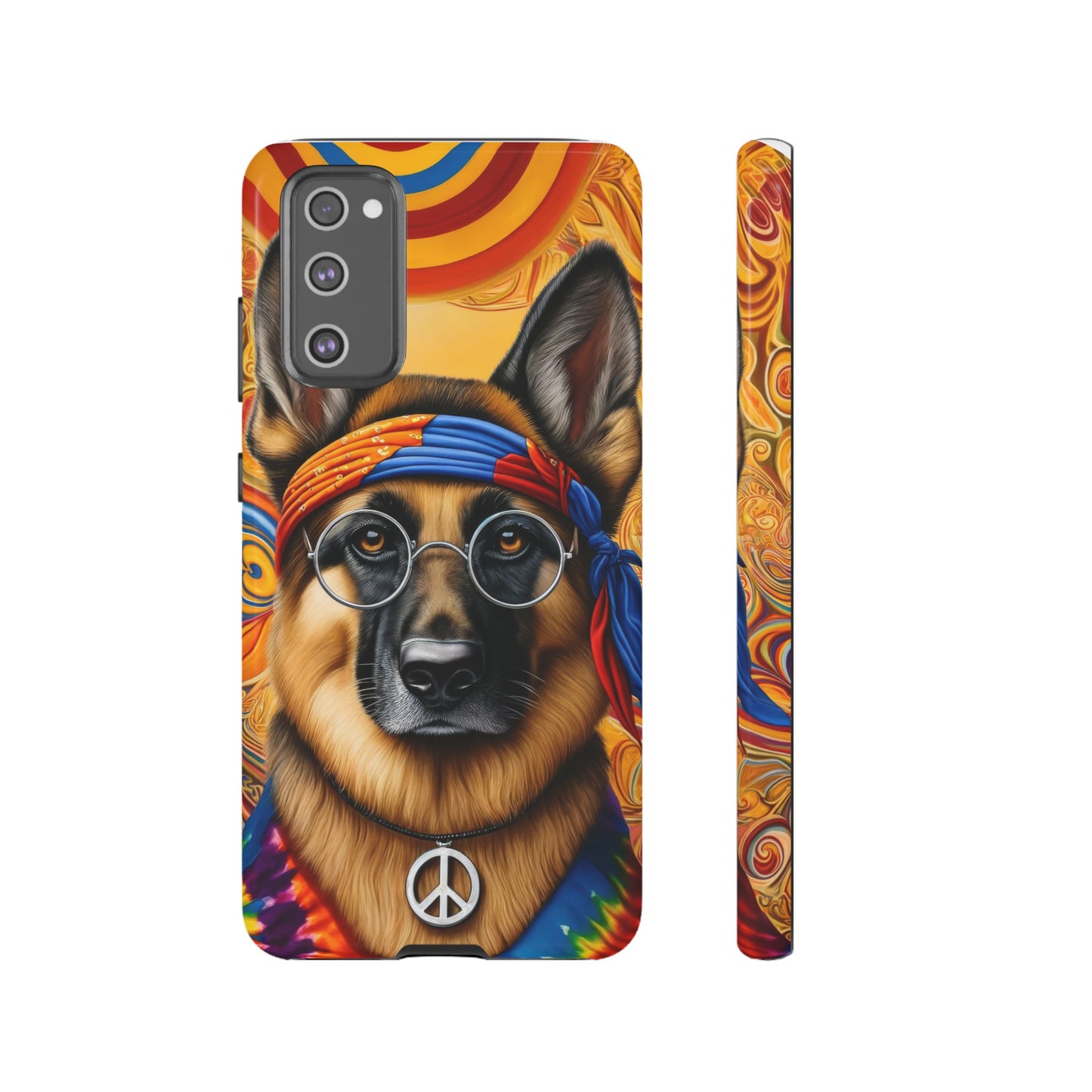 Hippie German Shepherd Tough Phone Case