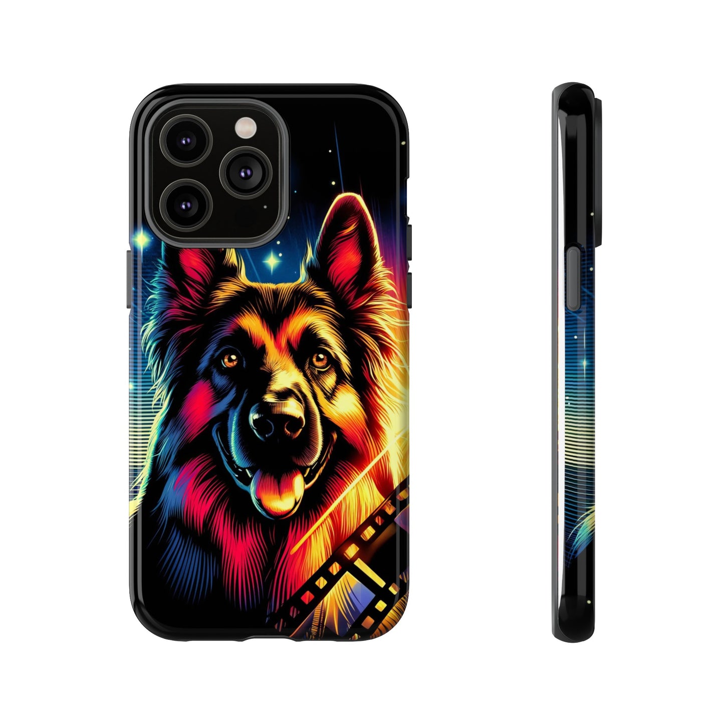 Comic book style German Shepherd Phone Case