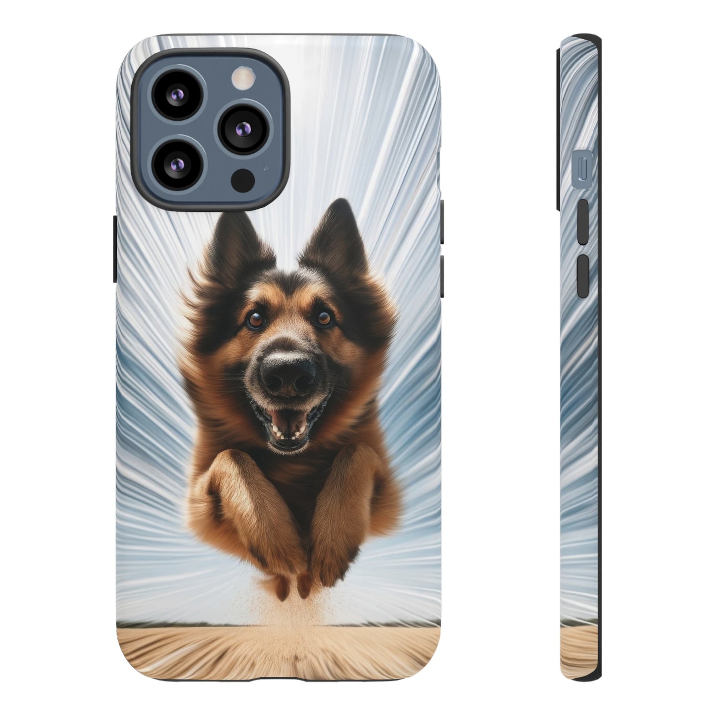 Motion blur German Shepherd Phone Case