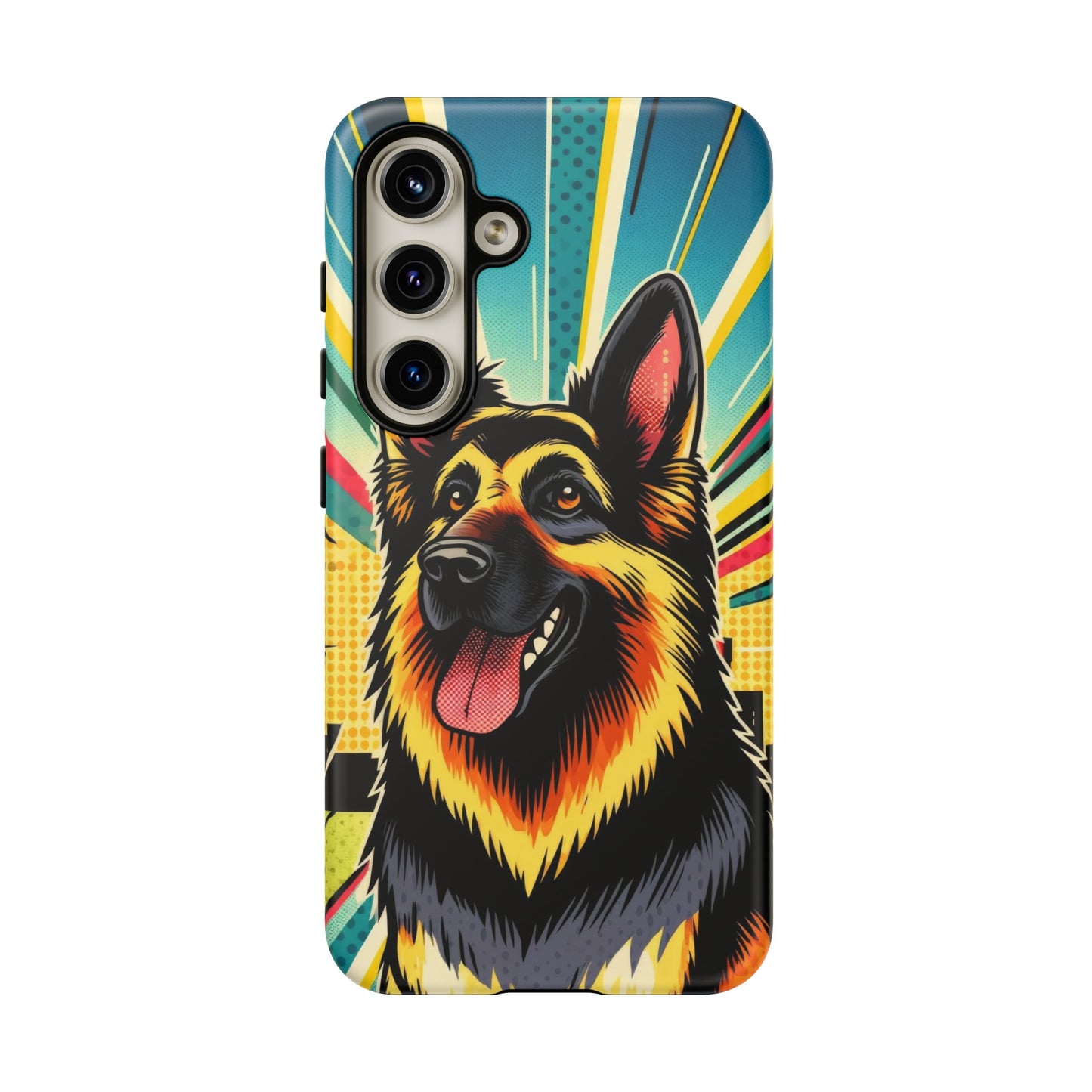 Comic style German Shepherd Phone Case