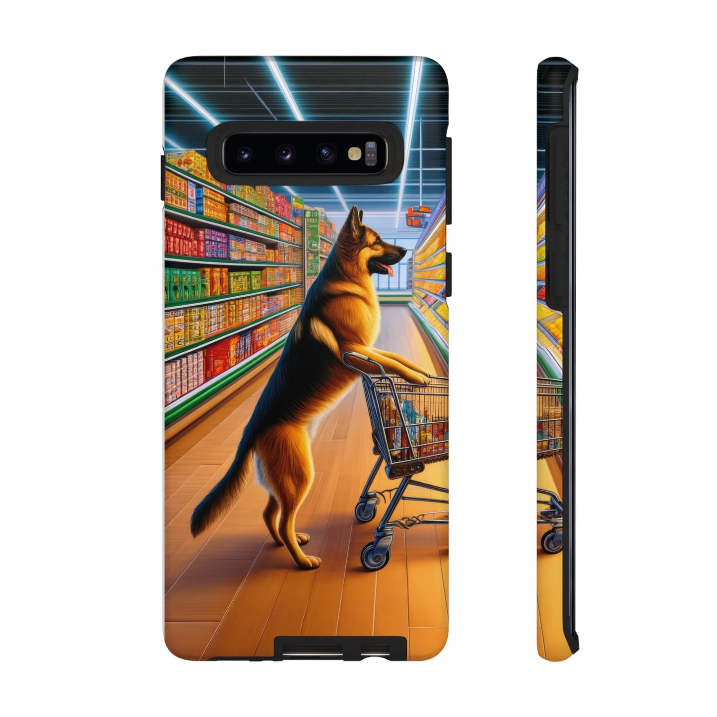 German Shepherd Shopping Phone Case