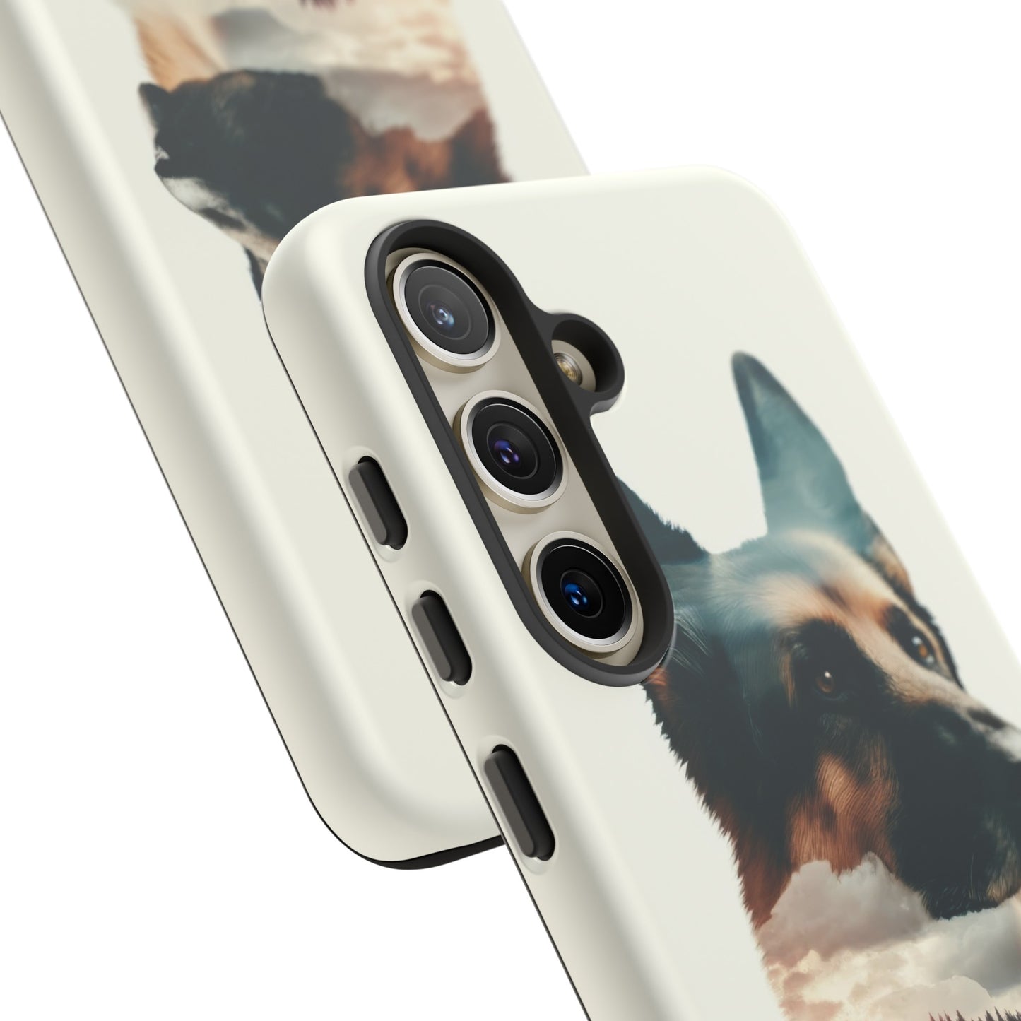 Romanticism and double exposure German Shepherd Phone Case