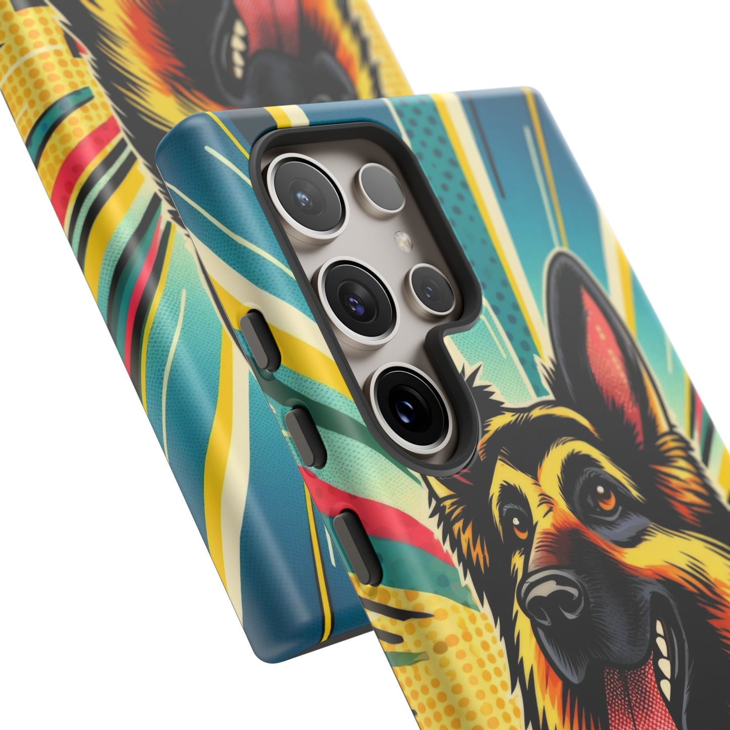 Comic style German Shepherd Phone Case