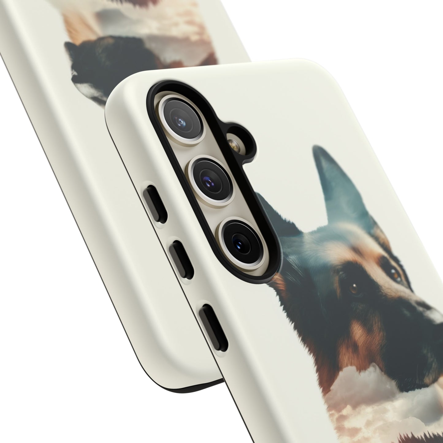 Romanticism and double exposure German Shepherd Phone Case