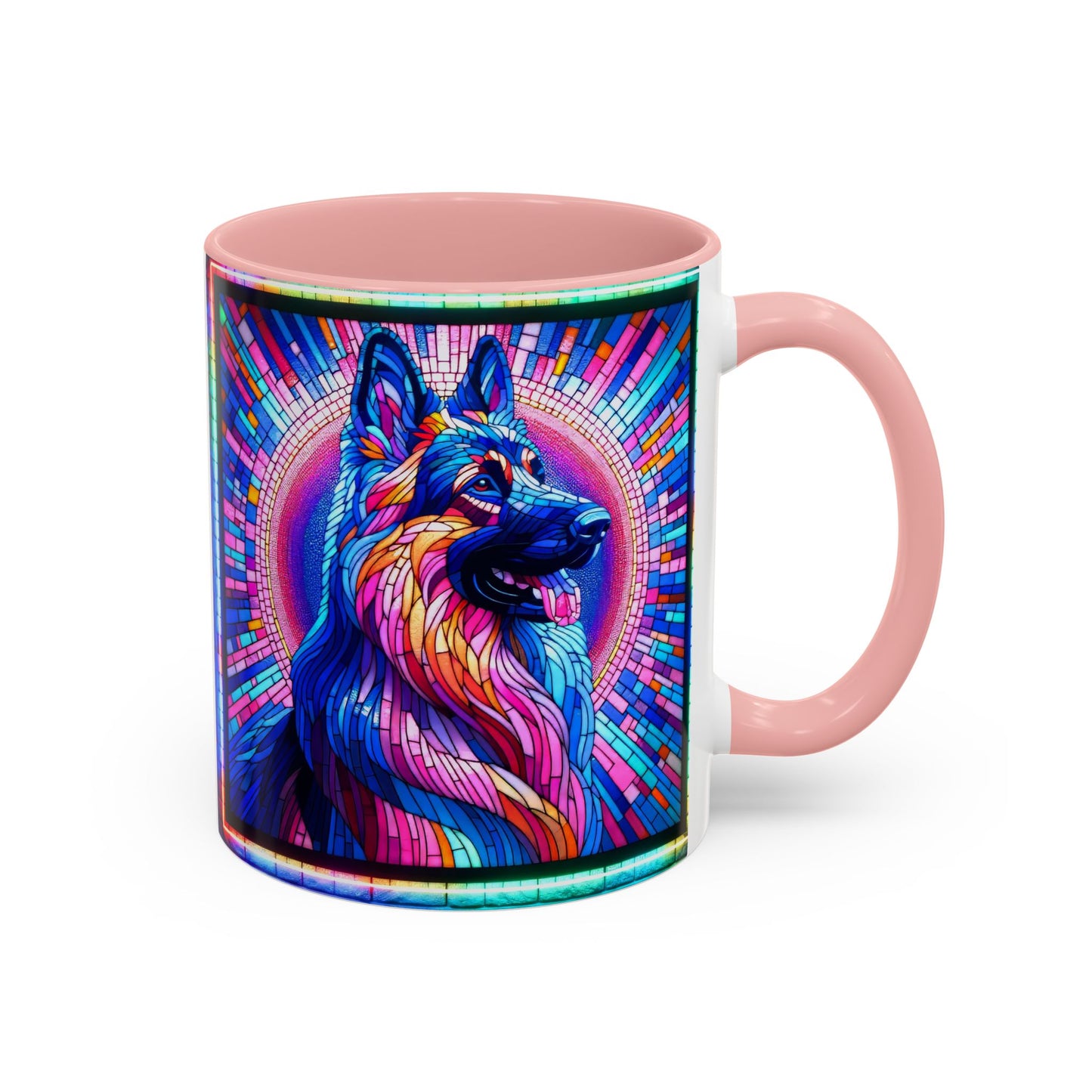 Mosaic German Shepherd Coffee Mug