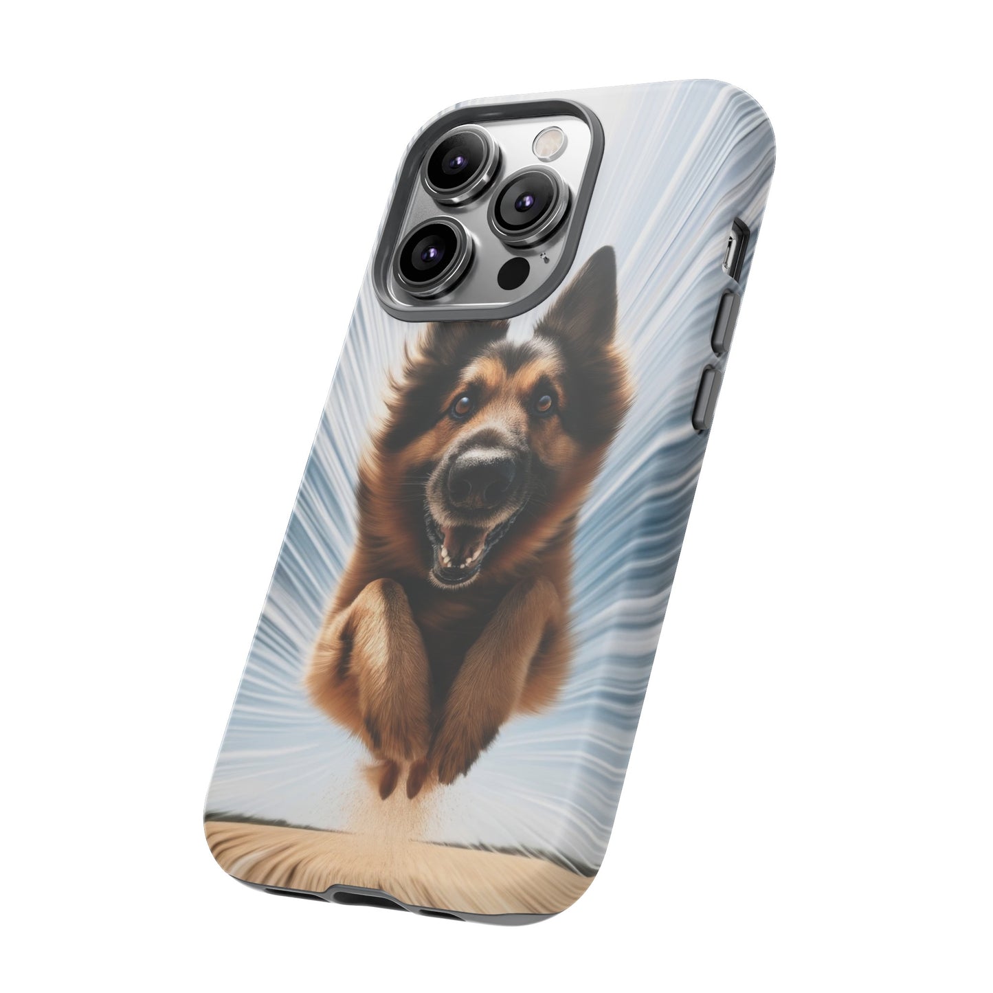 Motion blur German Shepherd Phone Case