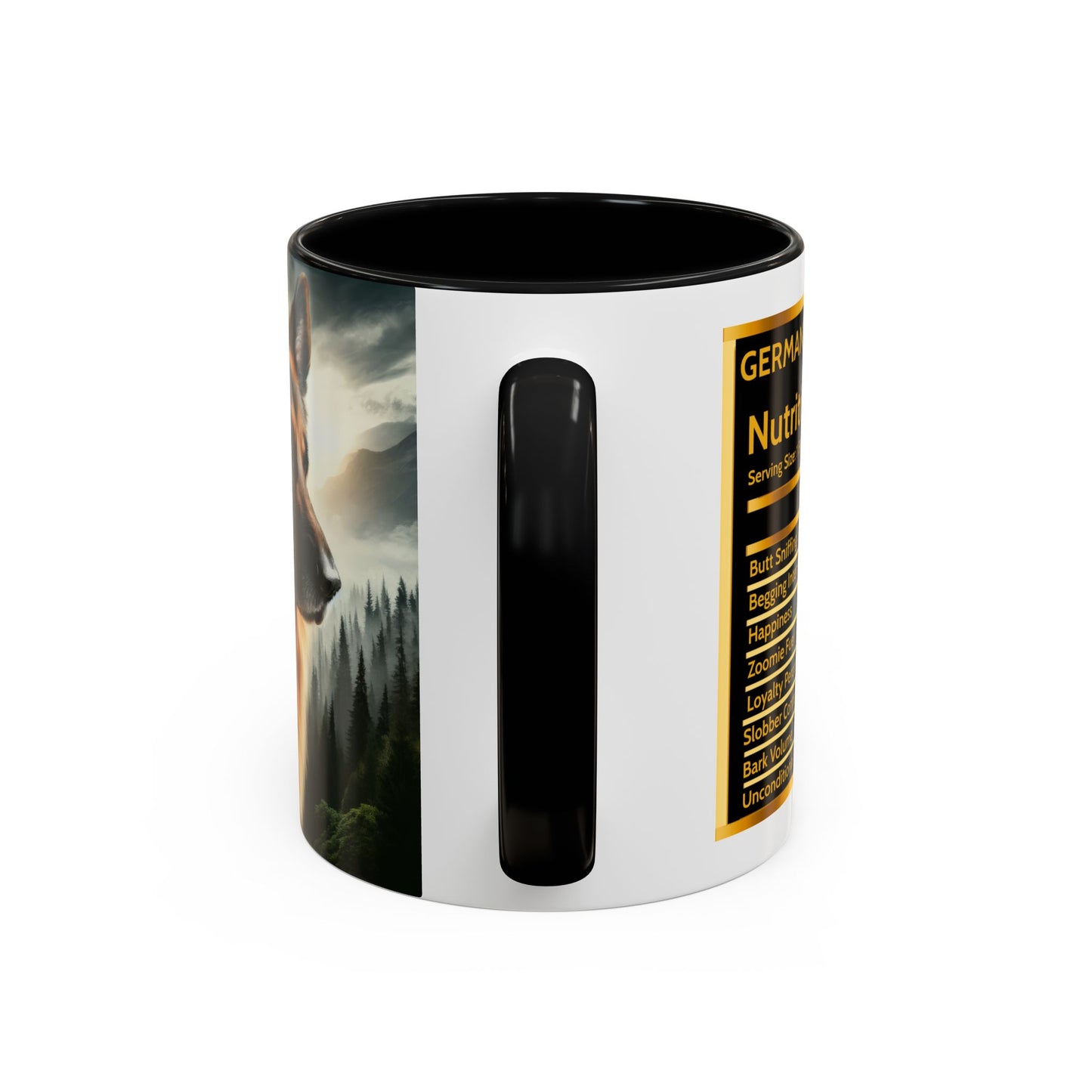 Romanticism and double exposure German Shepherd Coffee Mug