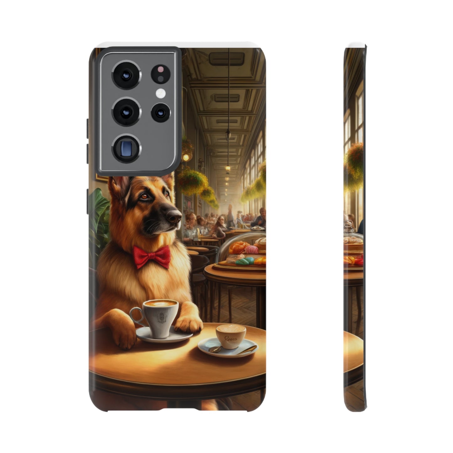 German Shepherd Drinking Phone Case