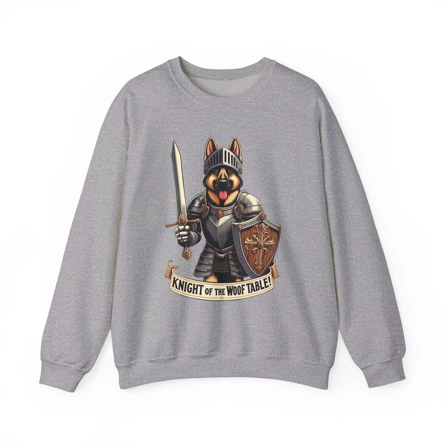 Knight of the Wolf Table Sweatshirt (10 colors) (German Shepherd)