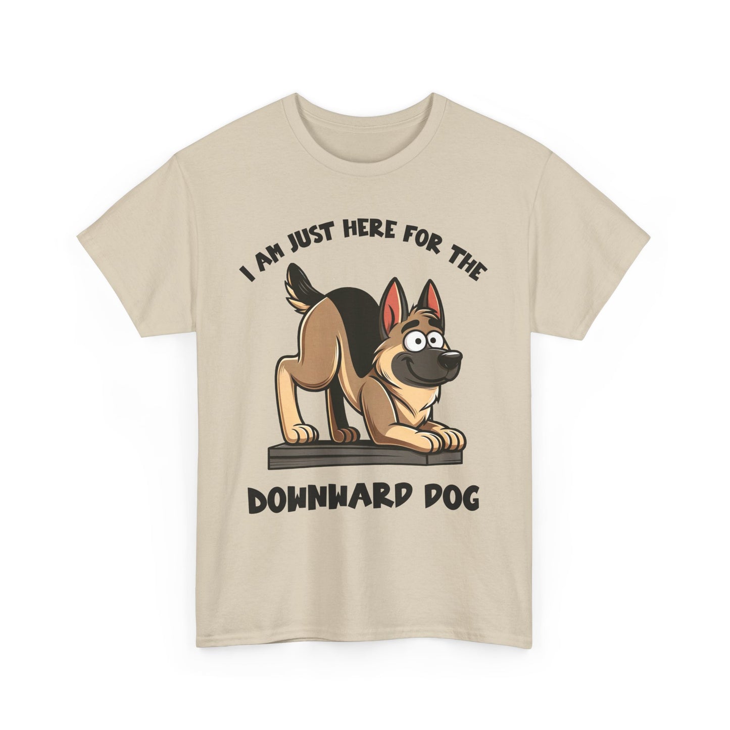 DownWard Dog T-Shirt (13 colors) (German Shepherd)