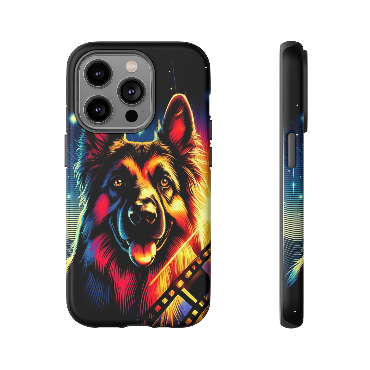 Comic book style German Shepherd Phone Case