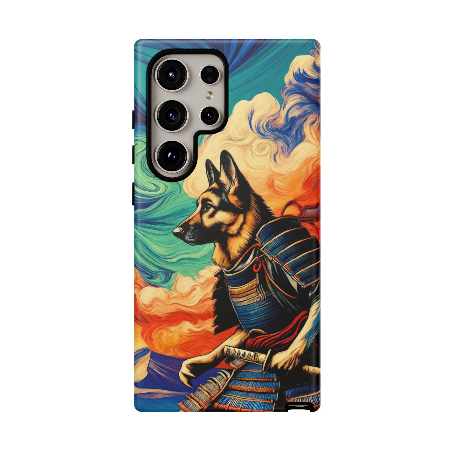 Samurai German Shepherd Phone Case