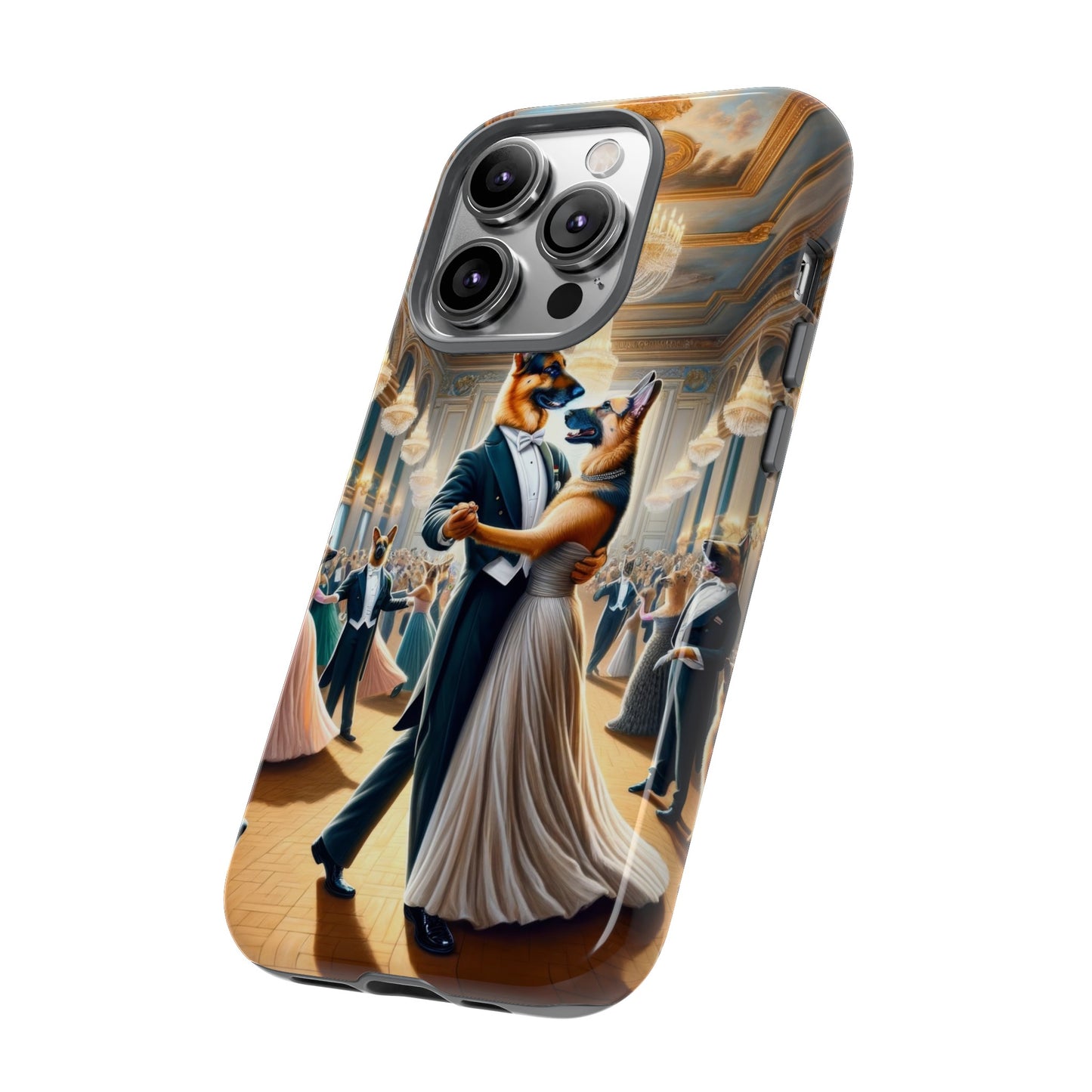 Dancing German Shepherds Tough Phone Case