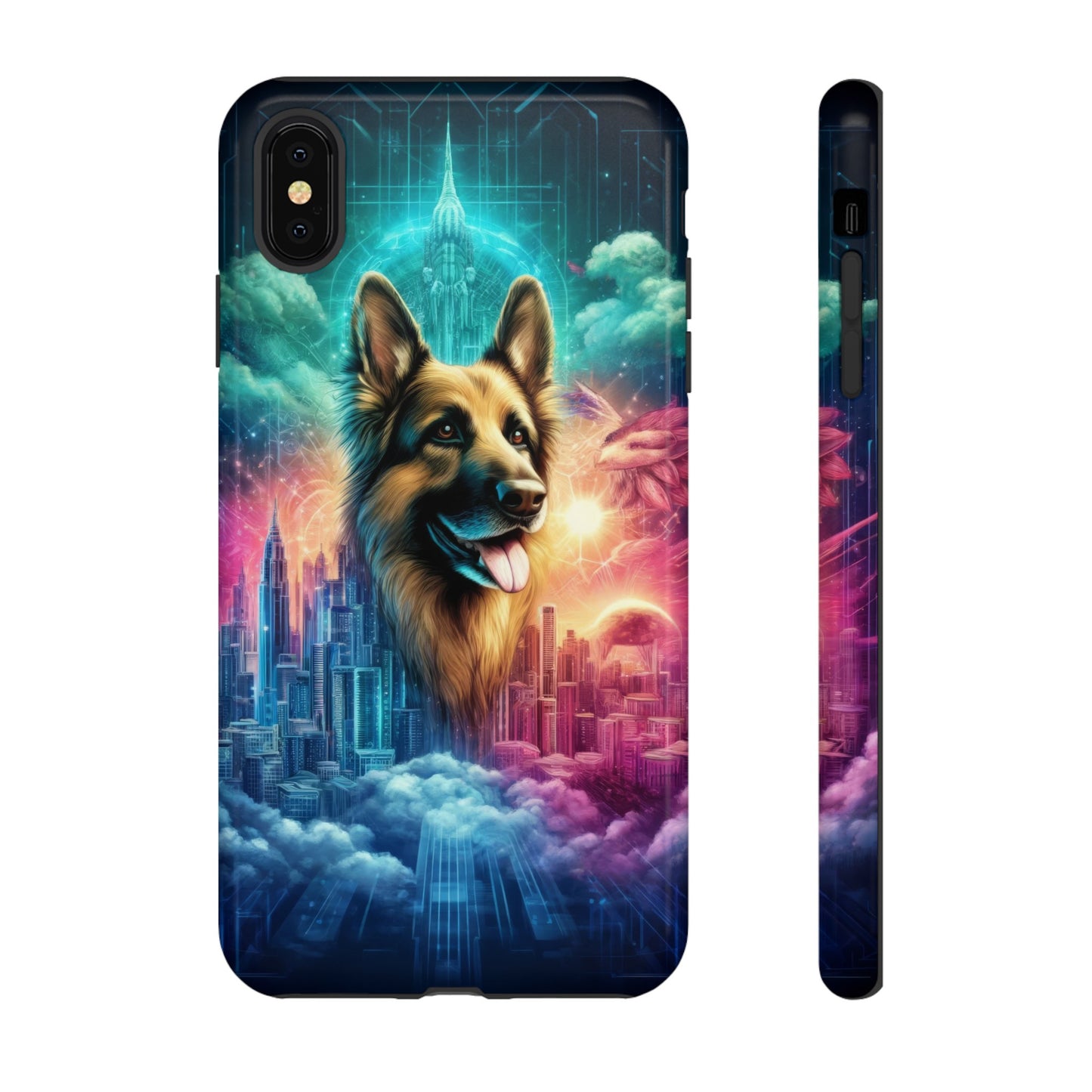 Dreamy fantasy German Shepherd Phone Case