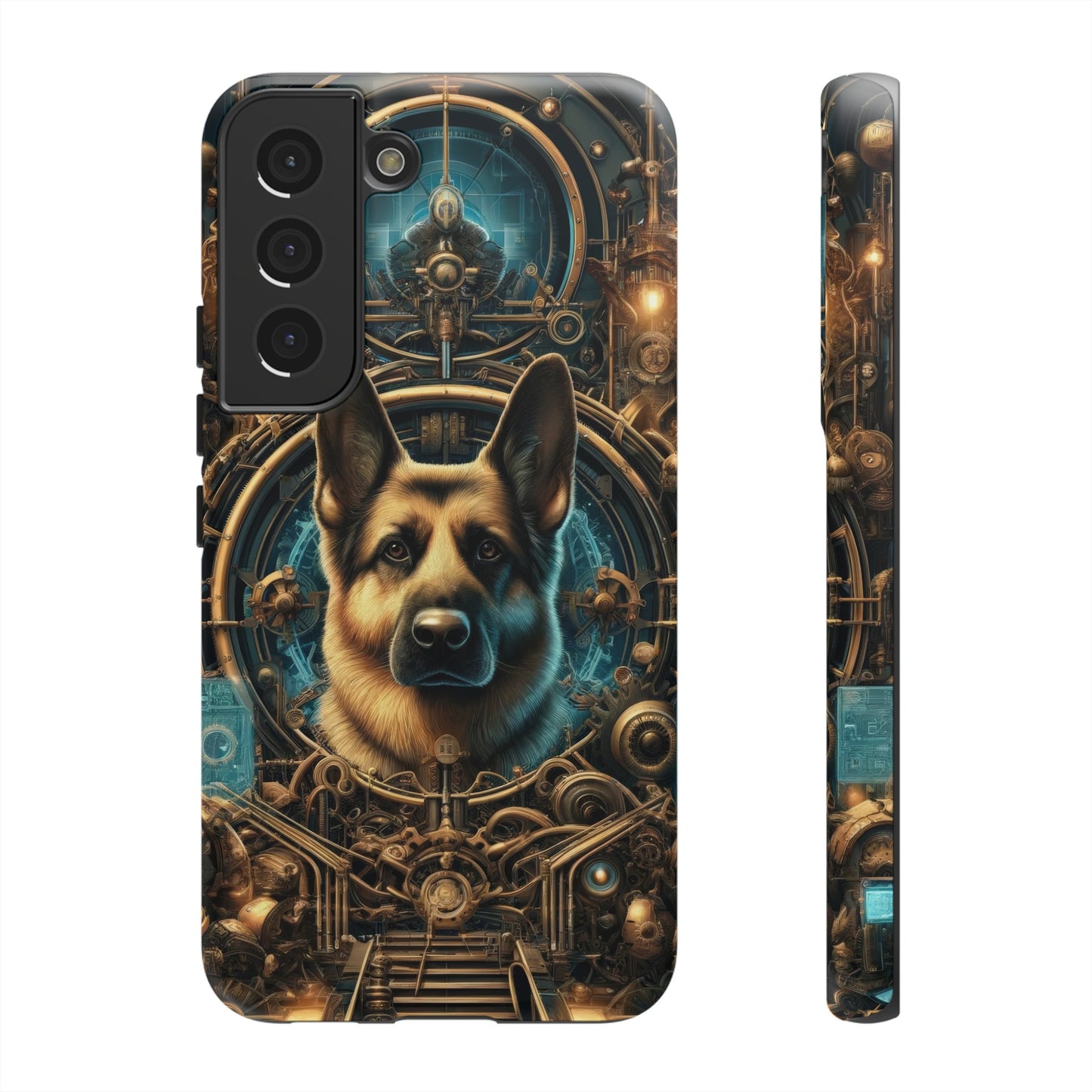 Steampunk Fantasy V2 German Shepherd Phone Case