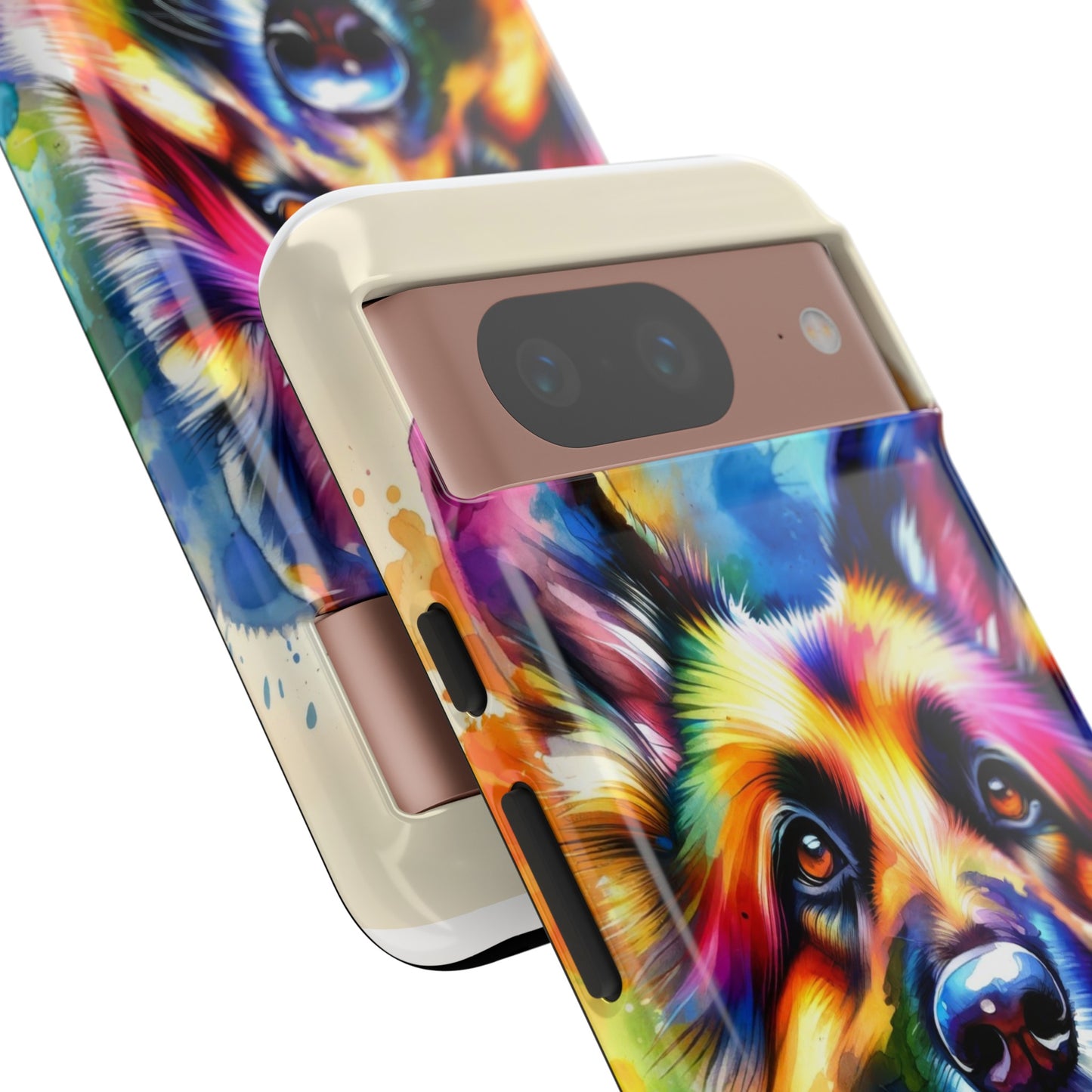 German Shepherd in Watercolor Tough Phone Case