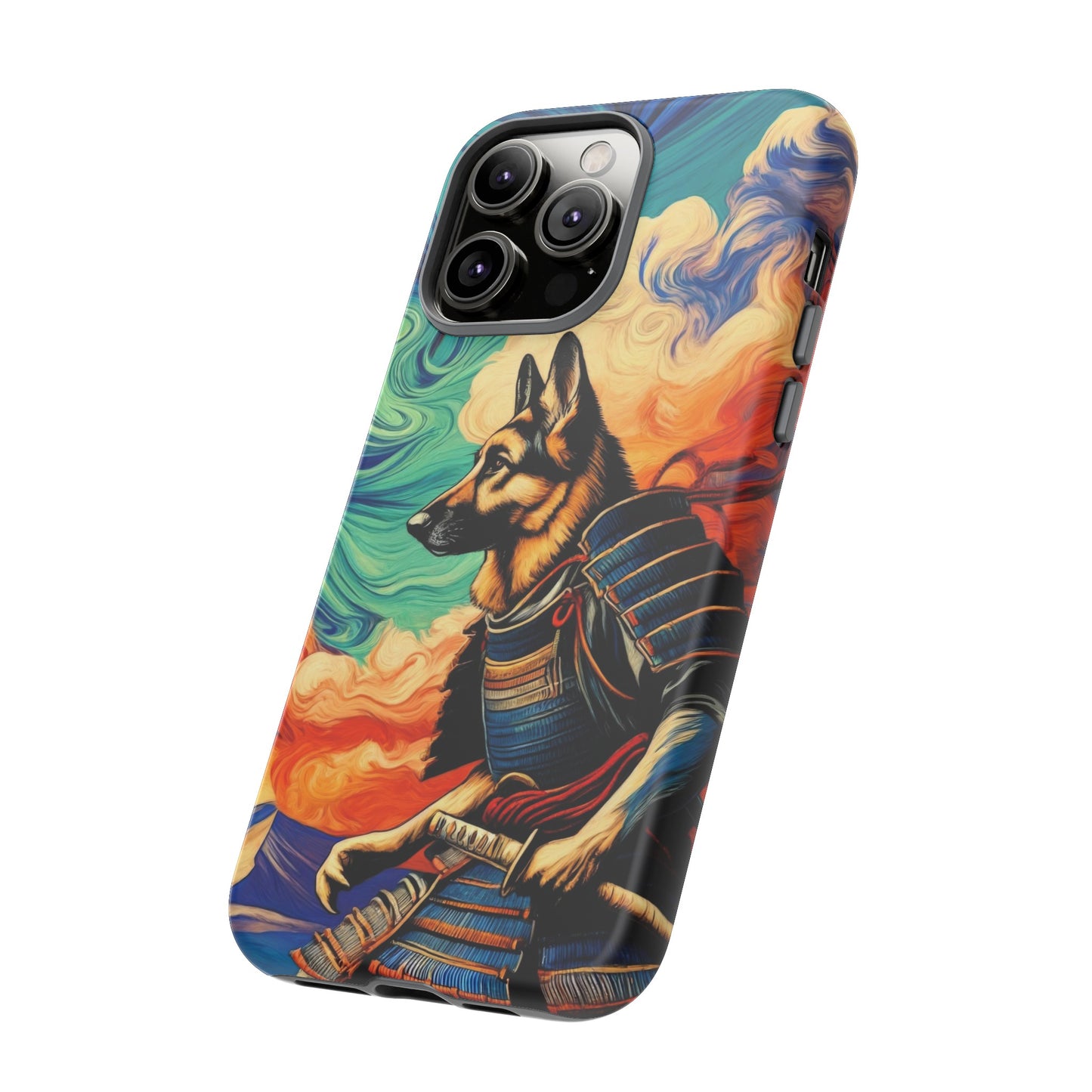 Samurai German Shepherd Phone Case