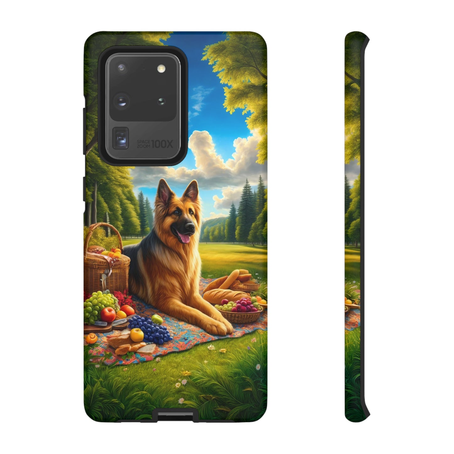 German Shepherd Giving a Speech Phone Case