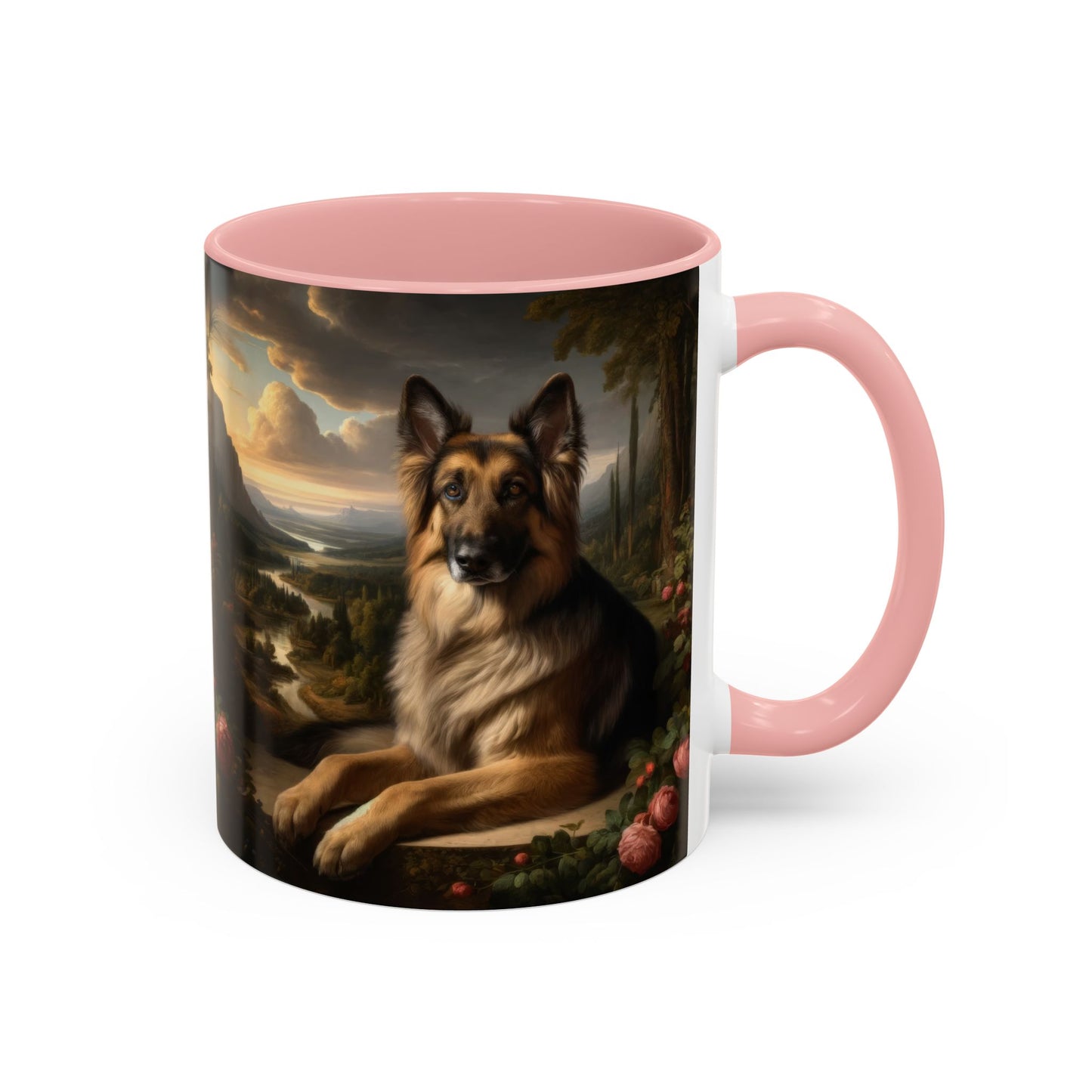 Romanticism inspired German Shepherd Coffee Mug