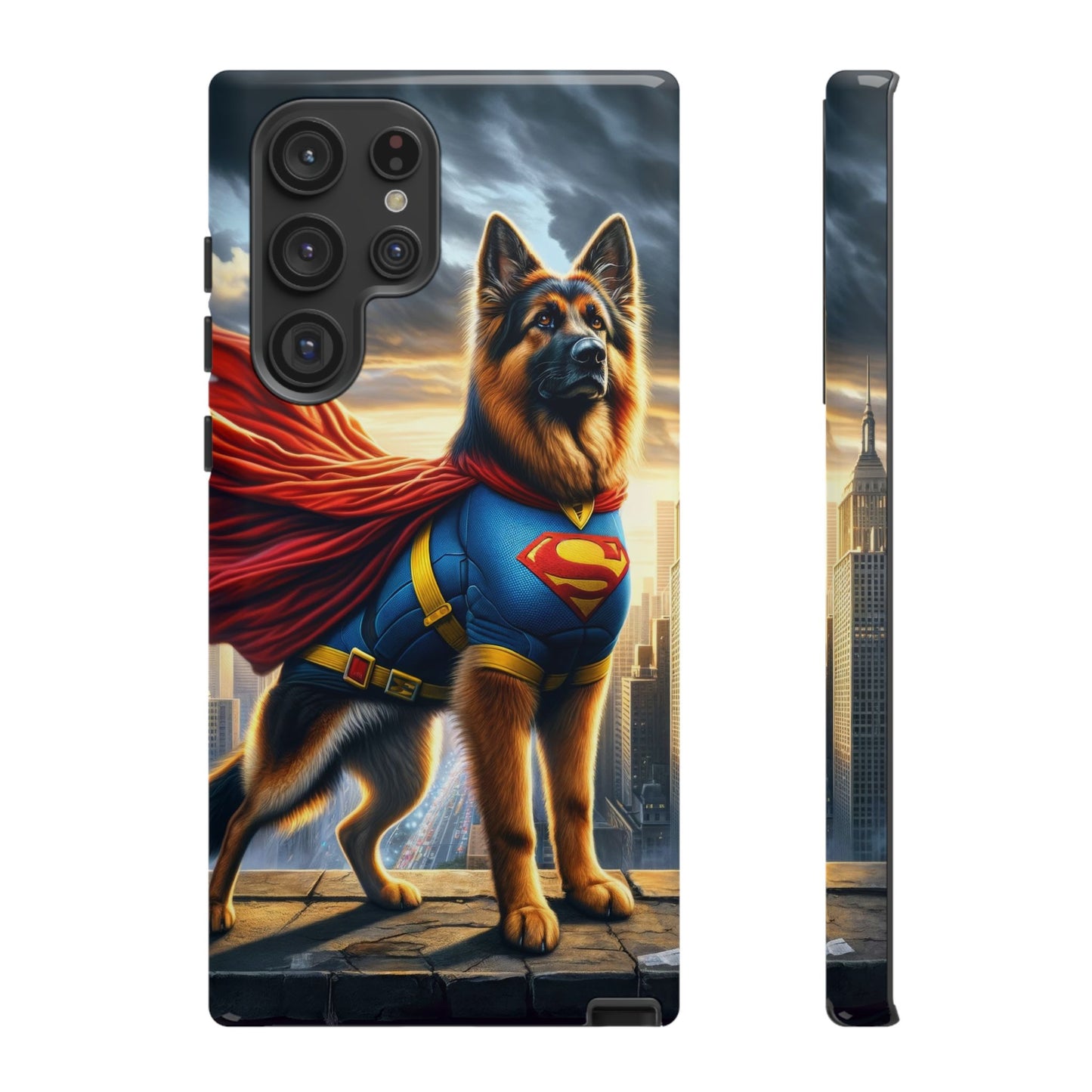 German Shepherd Superhero Phone Case