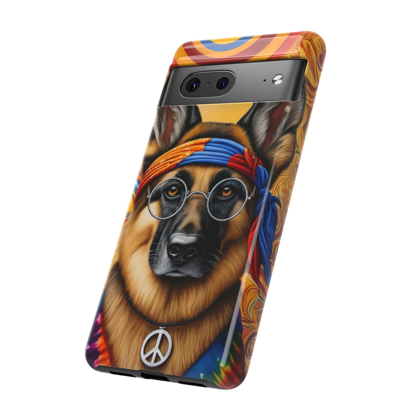 Hippie German Shepherd Tough Phone Case